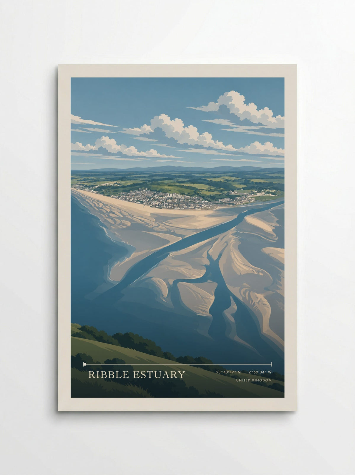 Ribble Estuary | Travel Poster - Poster