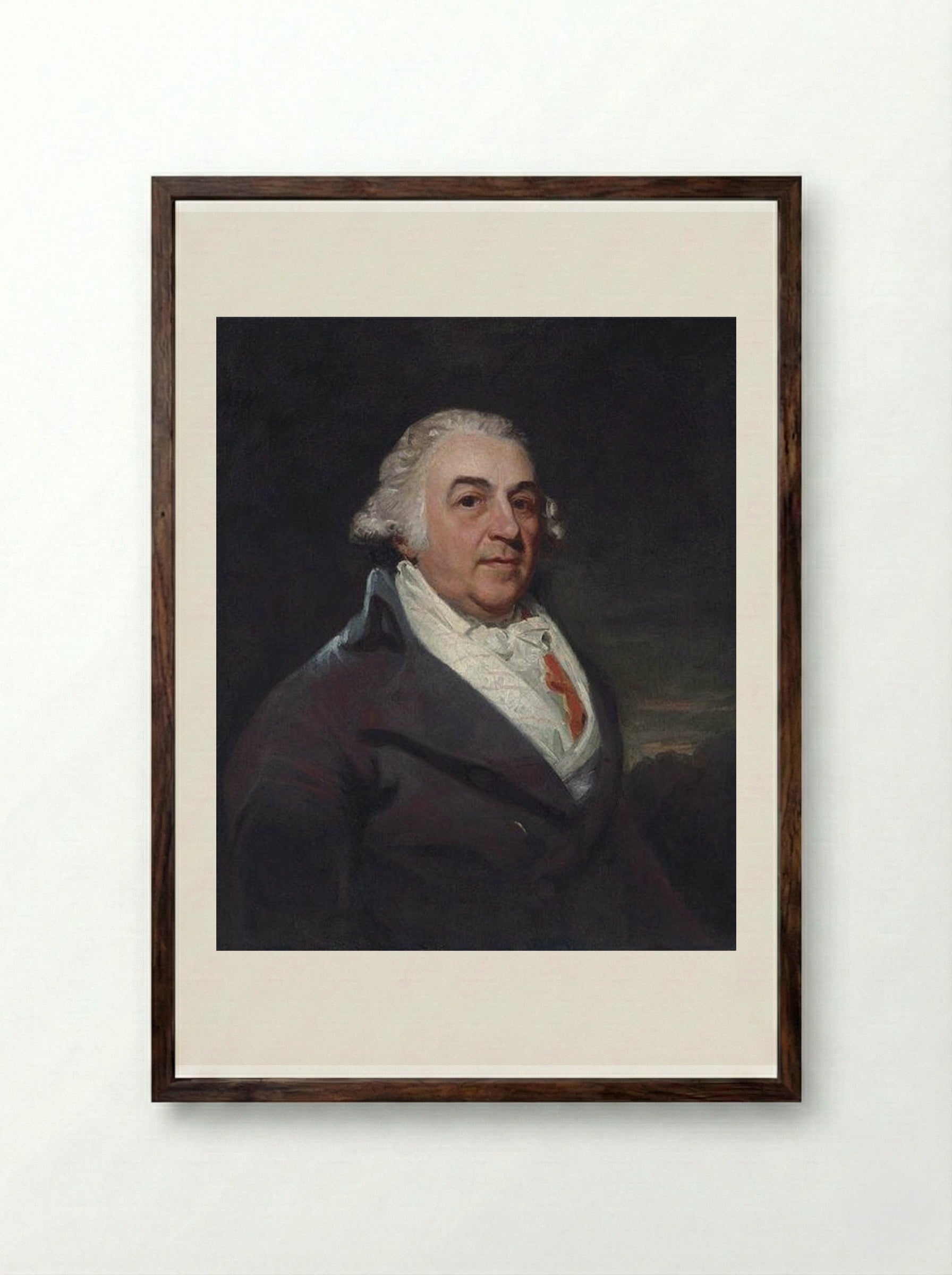 Richard Bache - John Hoppner - Framed Print Dark Wood