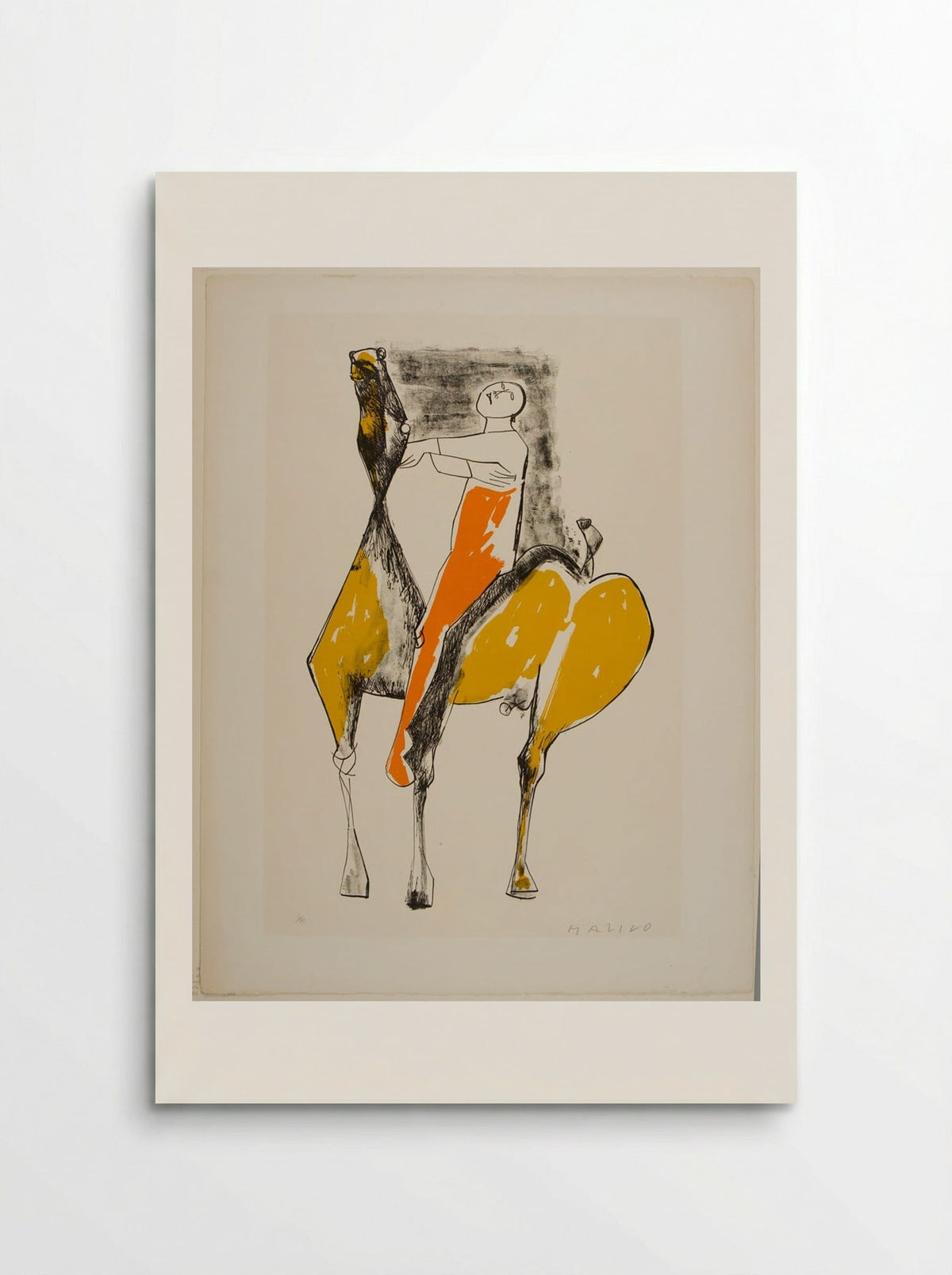 Rider and Horse - Marino Marini - Poster