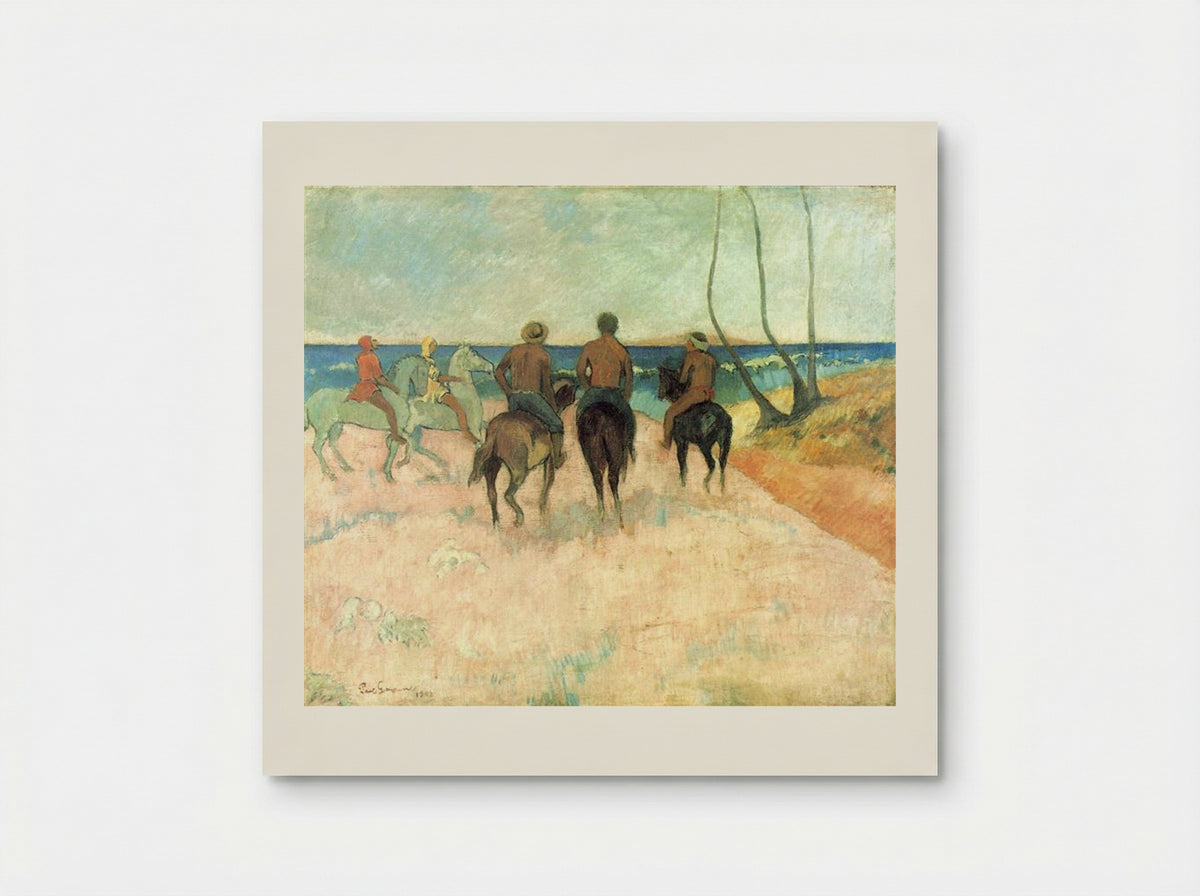 Riders on the Beach - Paul Gauguin - Poster