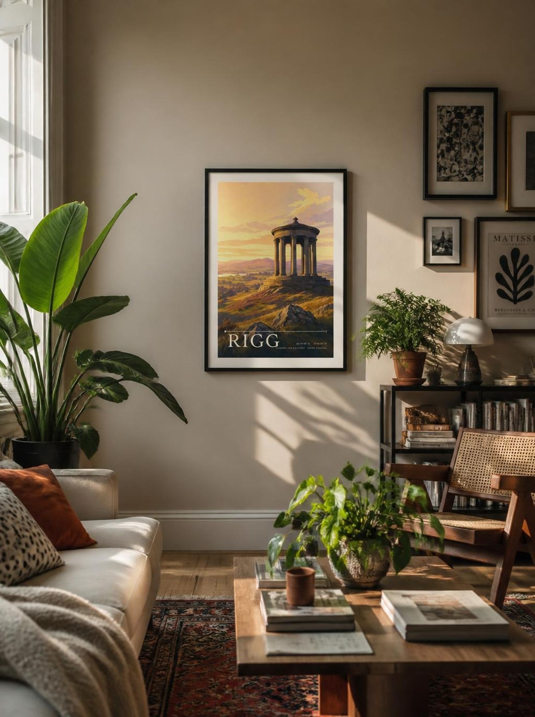 Rigg Dumfries and Galloway United Kingdom Travel Poster - Lifestyle
