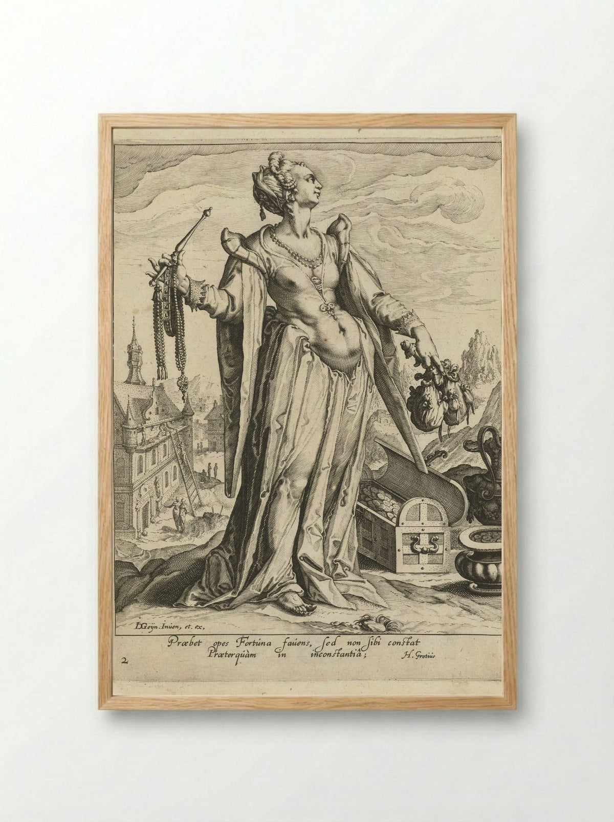 Rijkdom (Wealth) - Zacharias Dolendo - Framed Print Wood