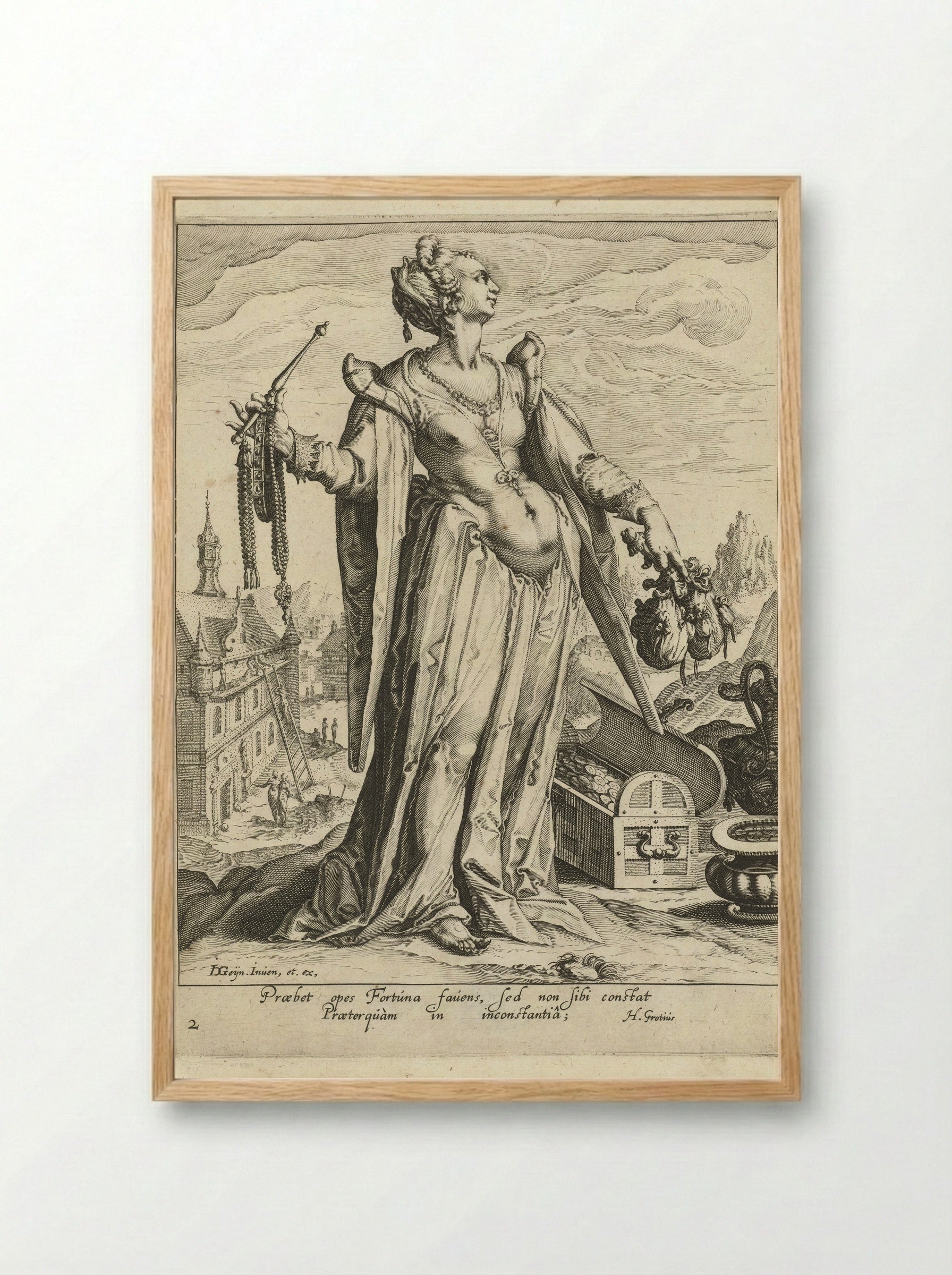 Rijkdom (Wealth) - Zacharias Dolendo - Framed Print Wood