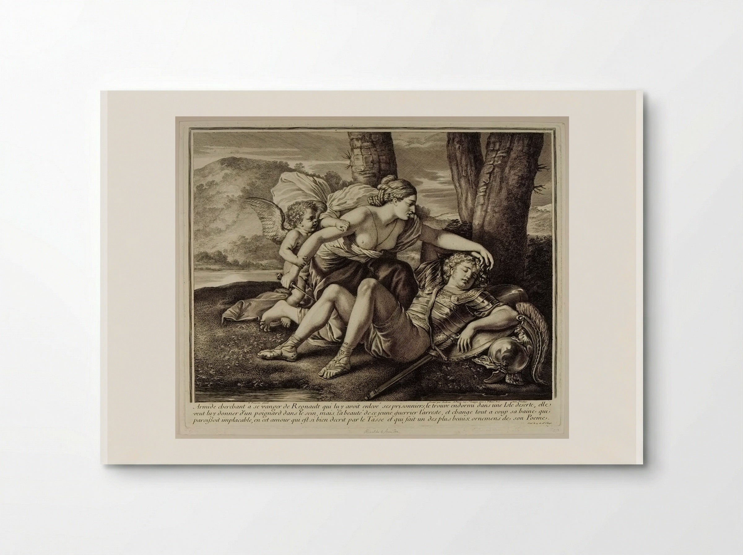 Rinaldo and Armida - Gérard Audran - Poster