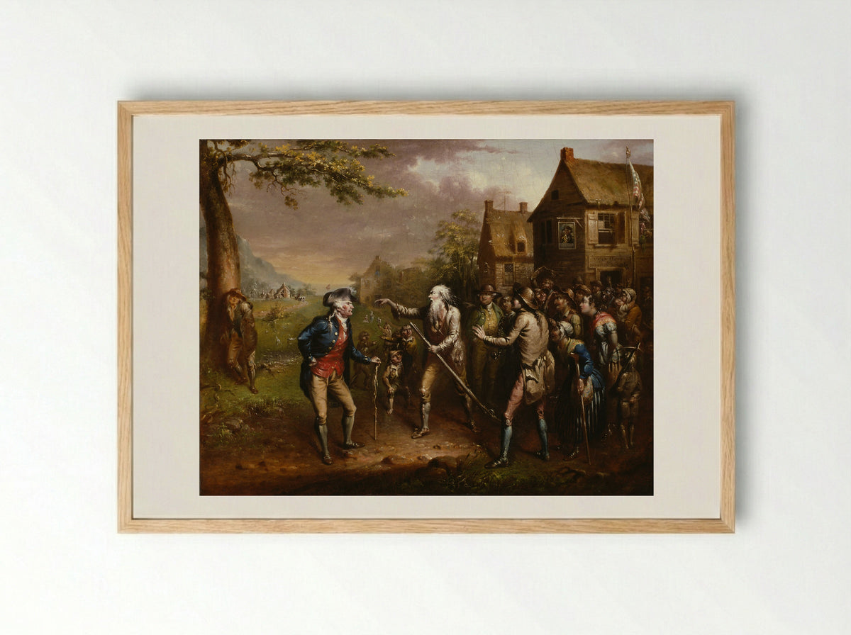 Rip Van Winkle - John Quidor - Framed Print Wood