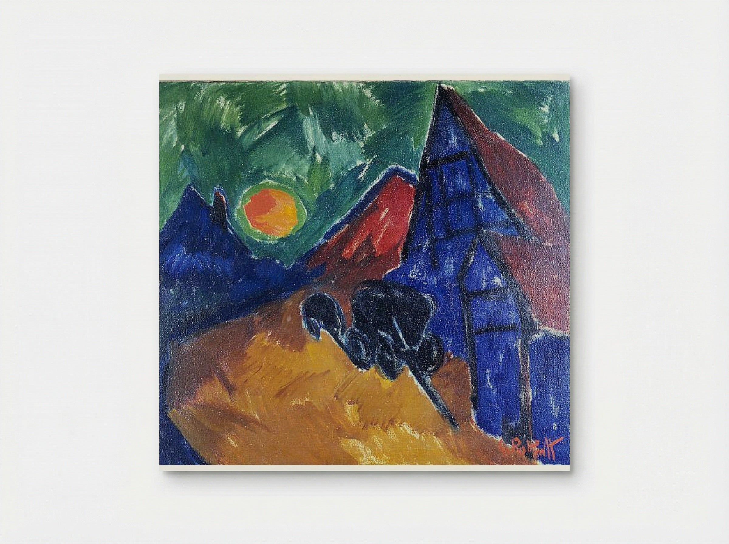Rising Moon - Karl Schmidt-Rottluff - Poster