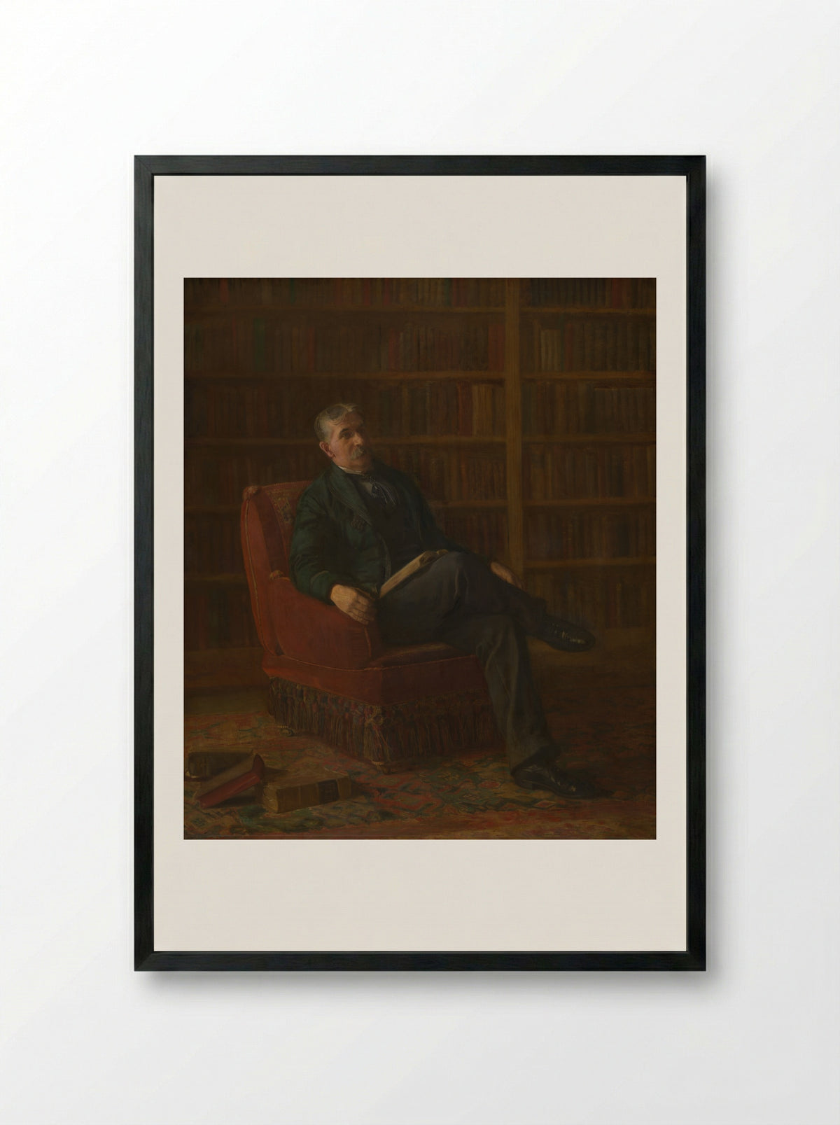 Riter Fitzgerald - Thomas Eakins - Framed Print Black