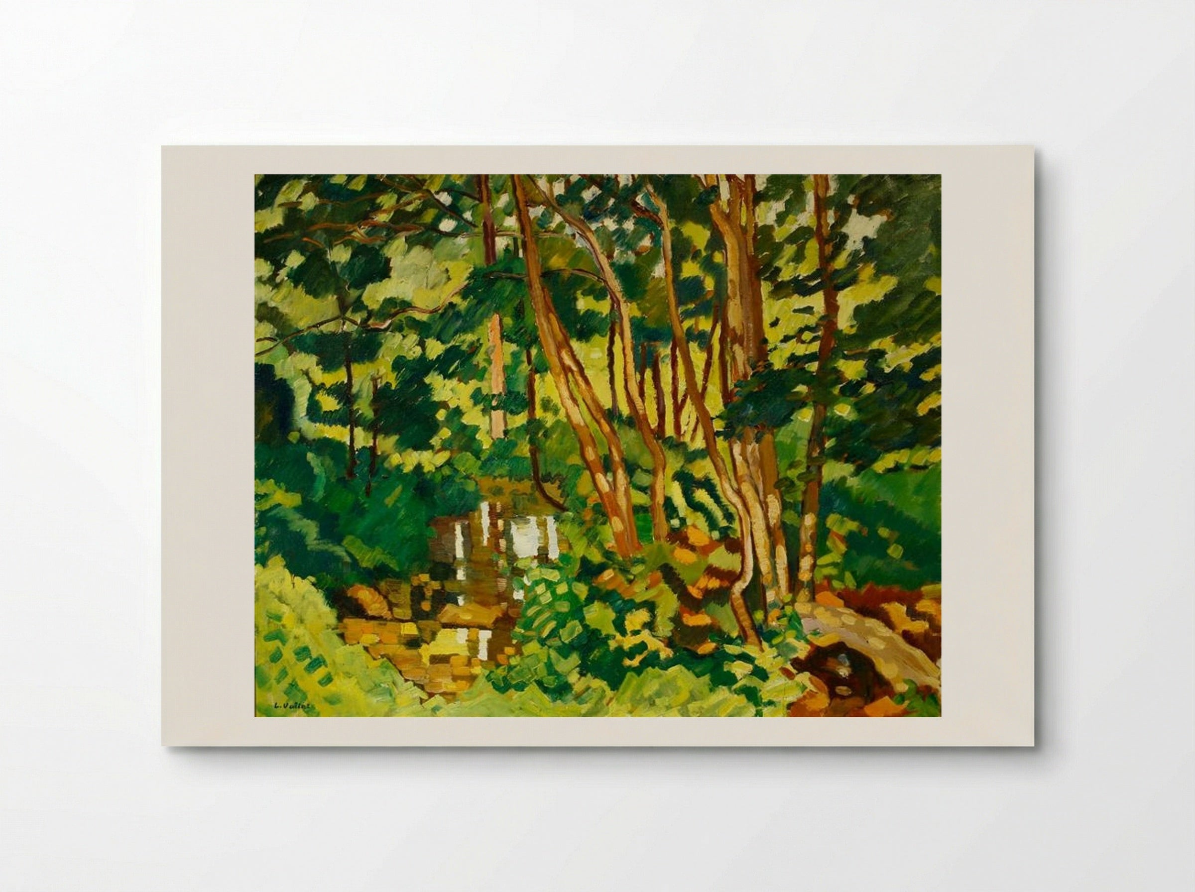 River Banks in Choisel - Louis Valtat - Poster