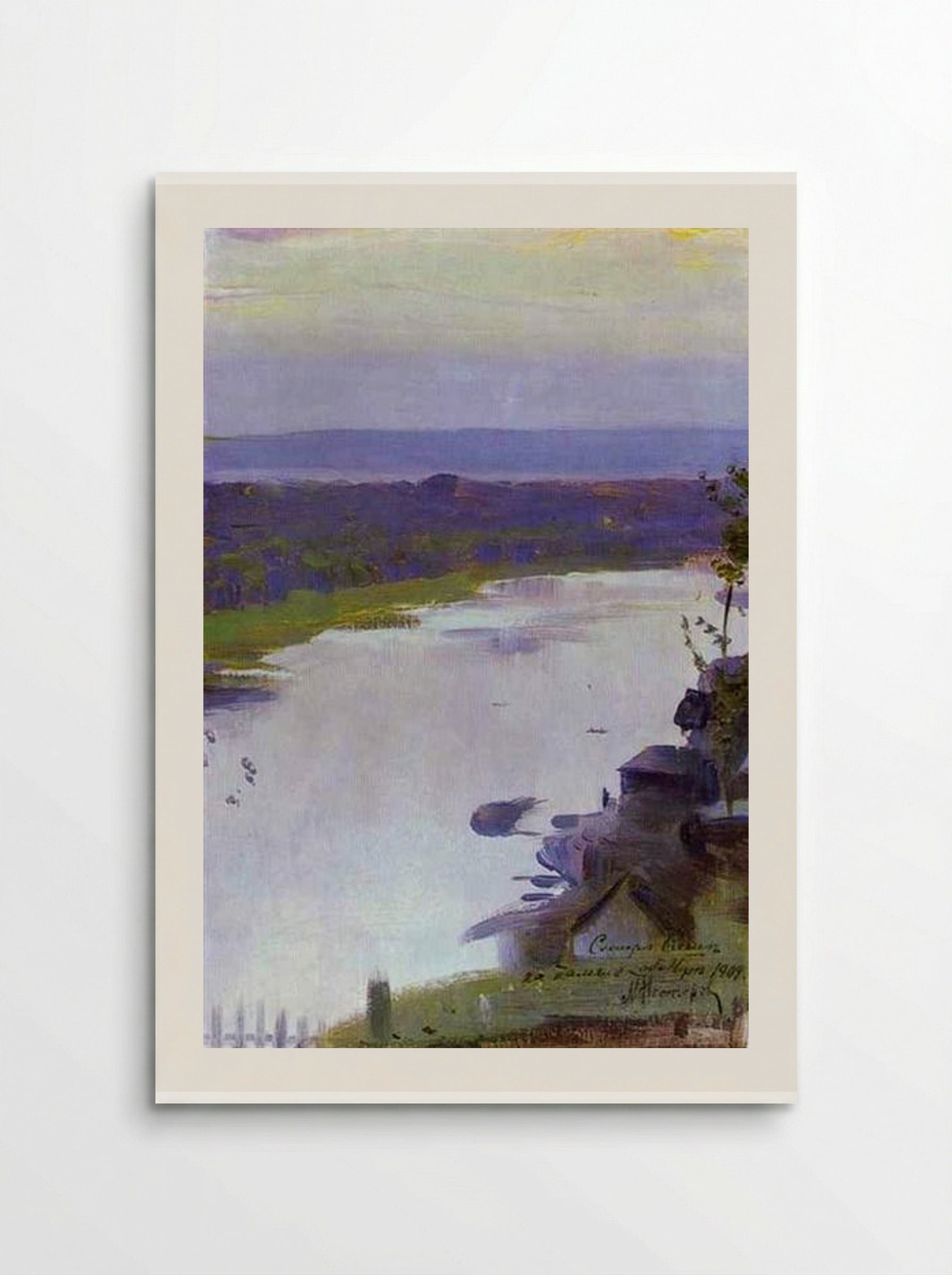 River Belaya - Mikhail Nesterov - Poster