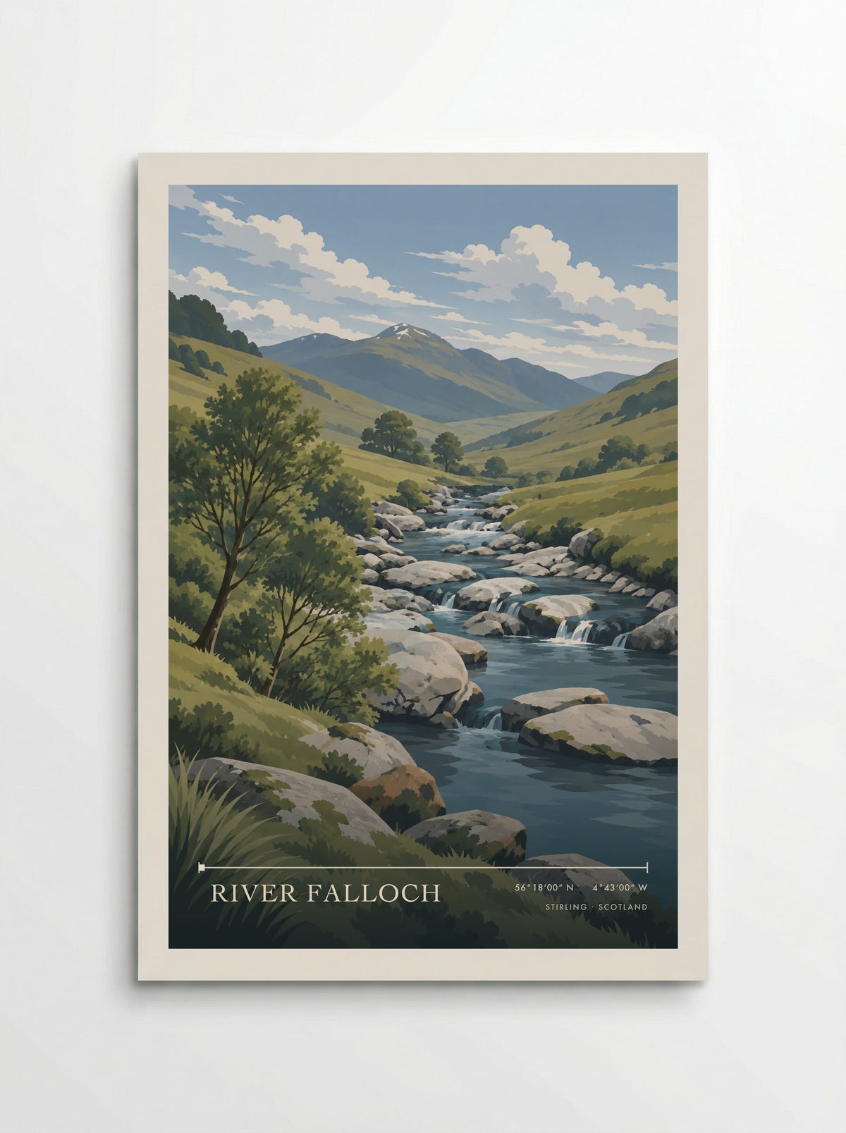 River Falloch, Stirling | Travel Poster - Poster