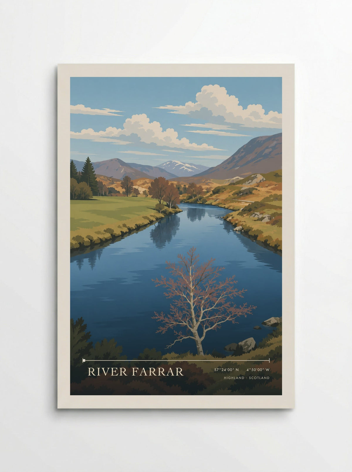 River Farrar, Highland | Travel Poster - Poster