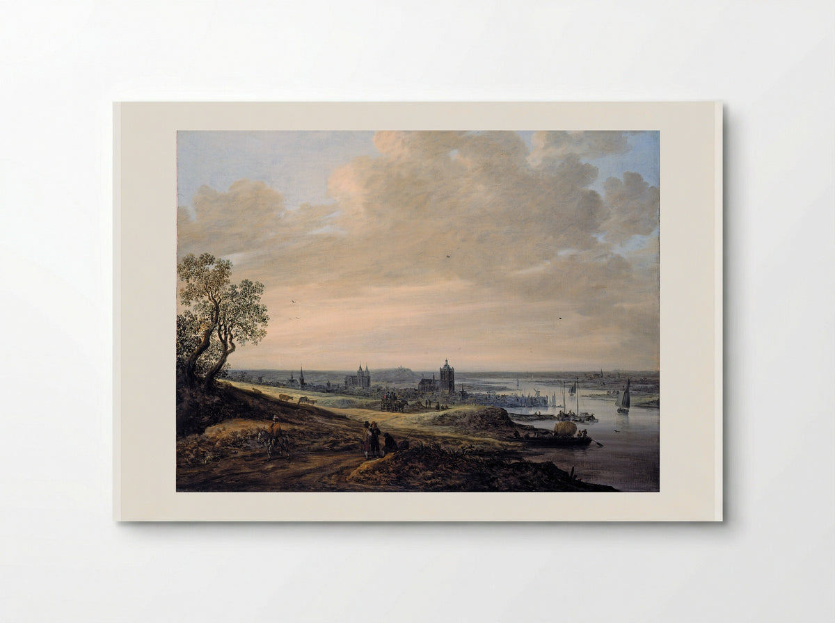 River Landscape with a View of Rhenen - Jan van Goyen - Poster