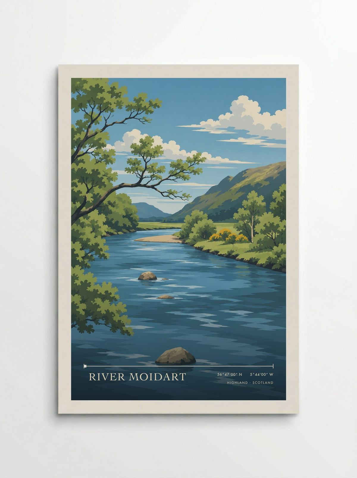 River Moidart, Highland | Travel Poster - Poster