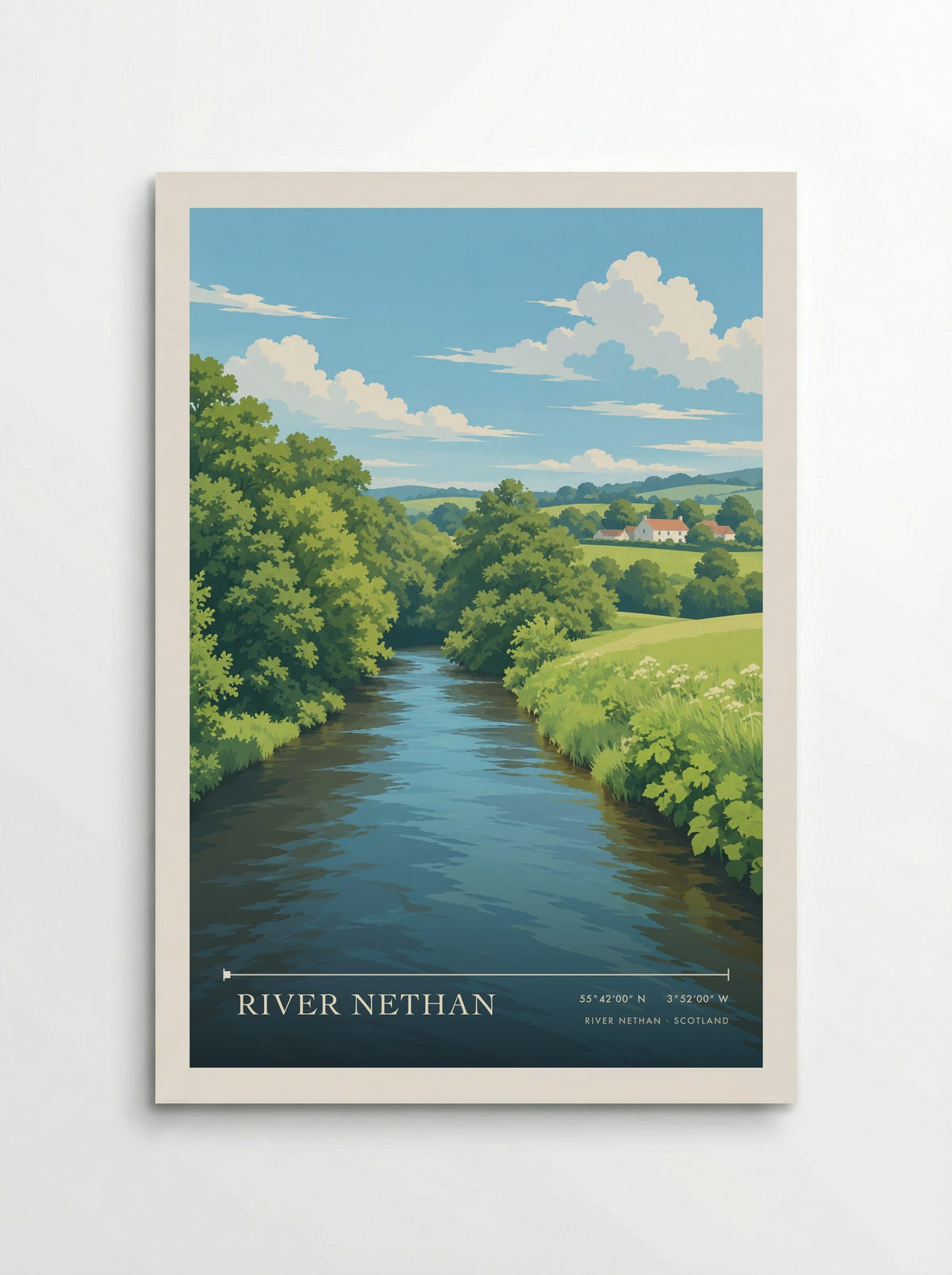 River Nethan | Travel Poster - Poster