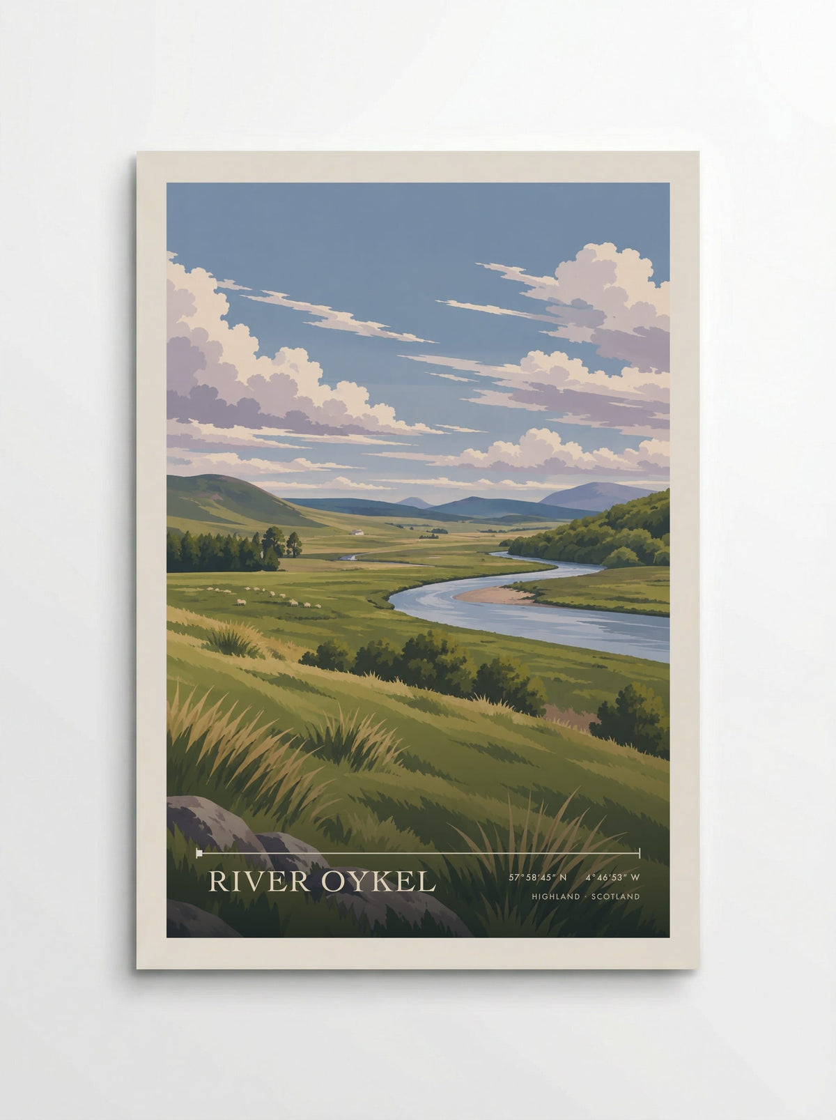 River Oykel, Highland | Travel Poster - Poster