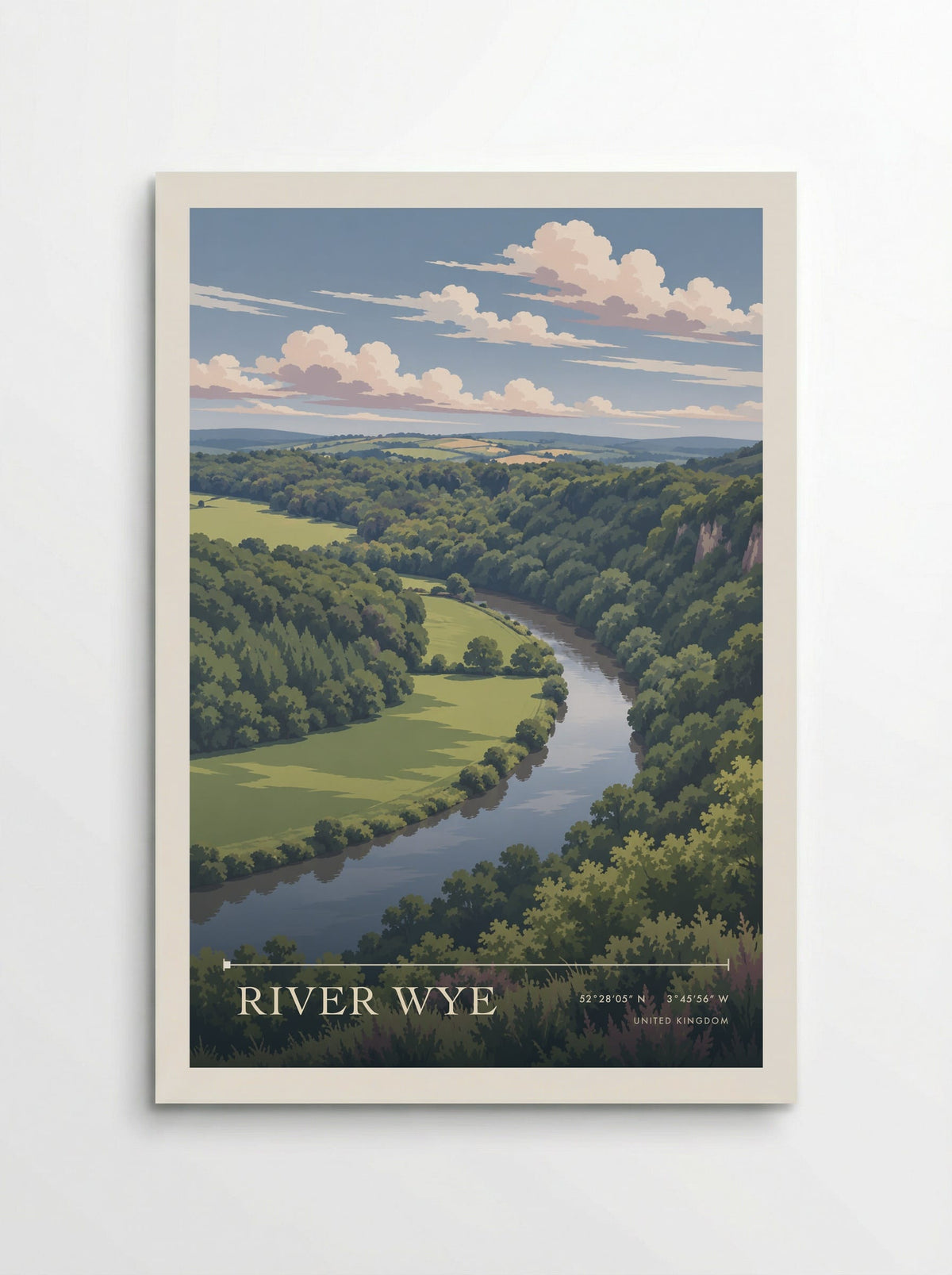 River Wye | Travel Poster - Poster