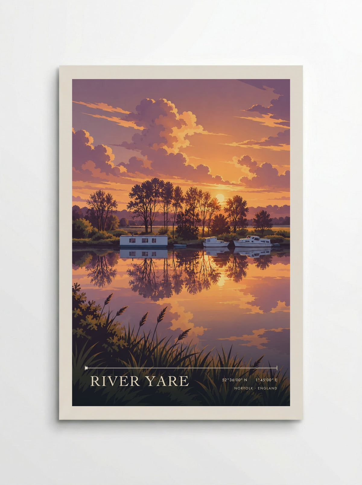 River Yare, Norfolk | Travel Poster - Poster