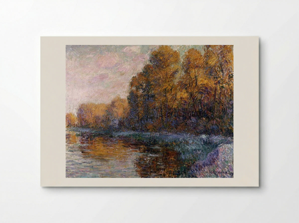 River in Autumn - Gustave Loiseau - Poster