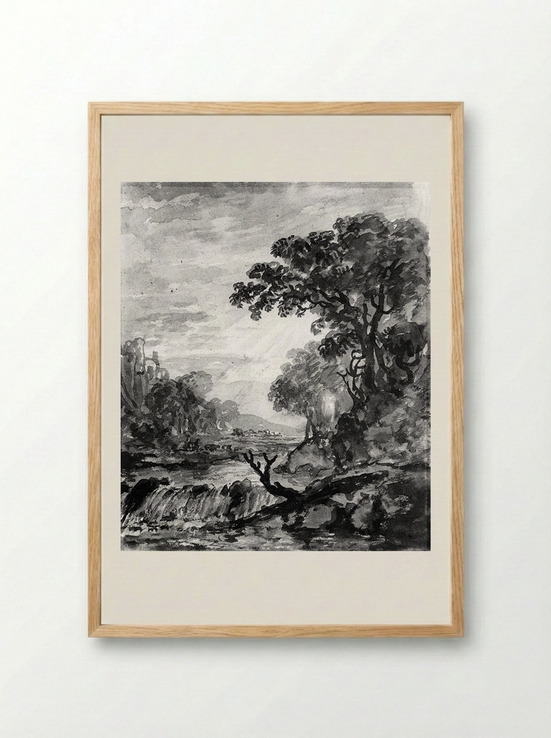 Riverview - Jacob van Strij - Framed Print Wood