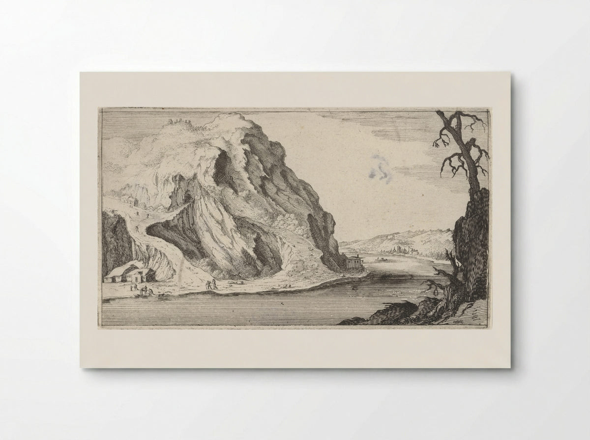 Rivier in de bergen - Gillis van Scheyndel (I) - Poster