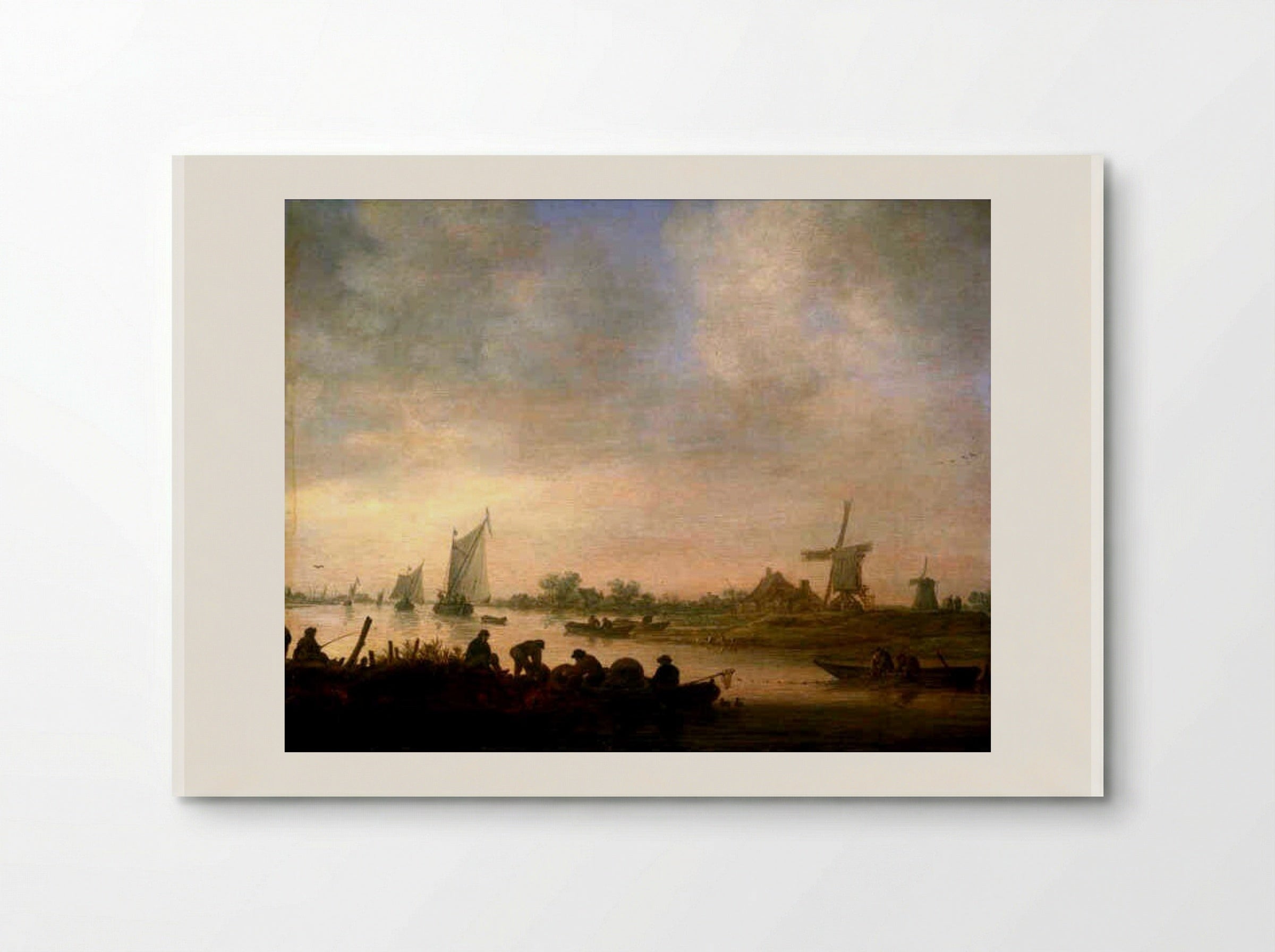 Riviergezicht - Jan van Goyen - Poster