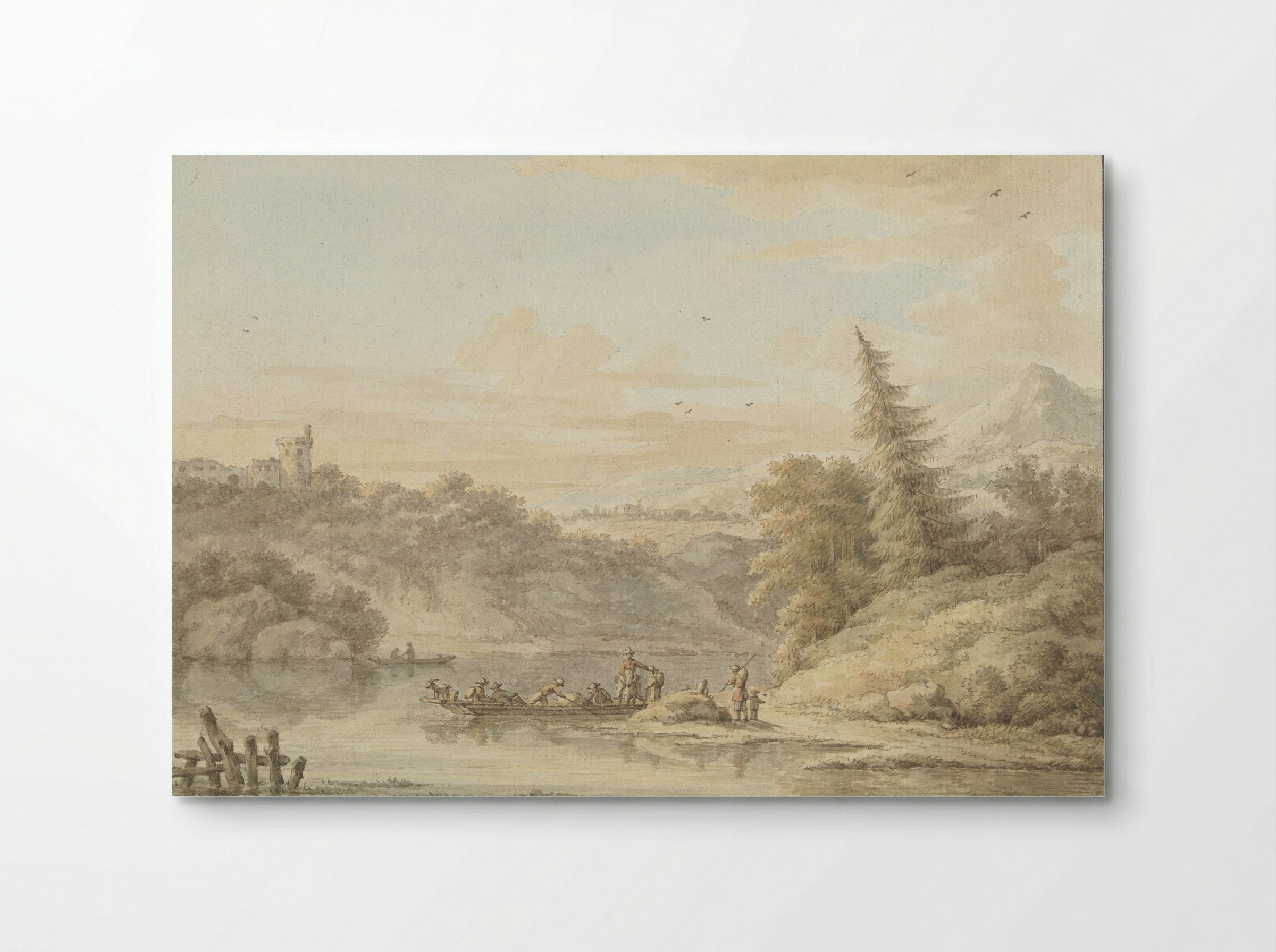 Rivierlandschap - Cornelis Buys - Poster