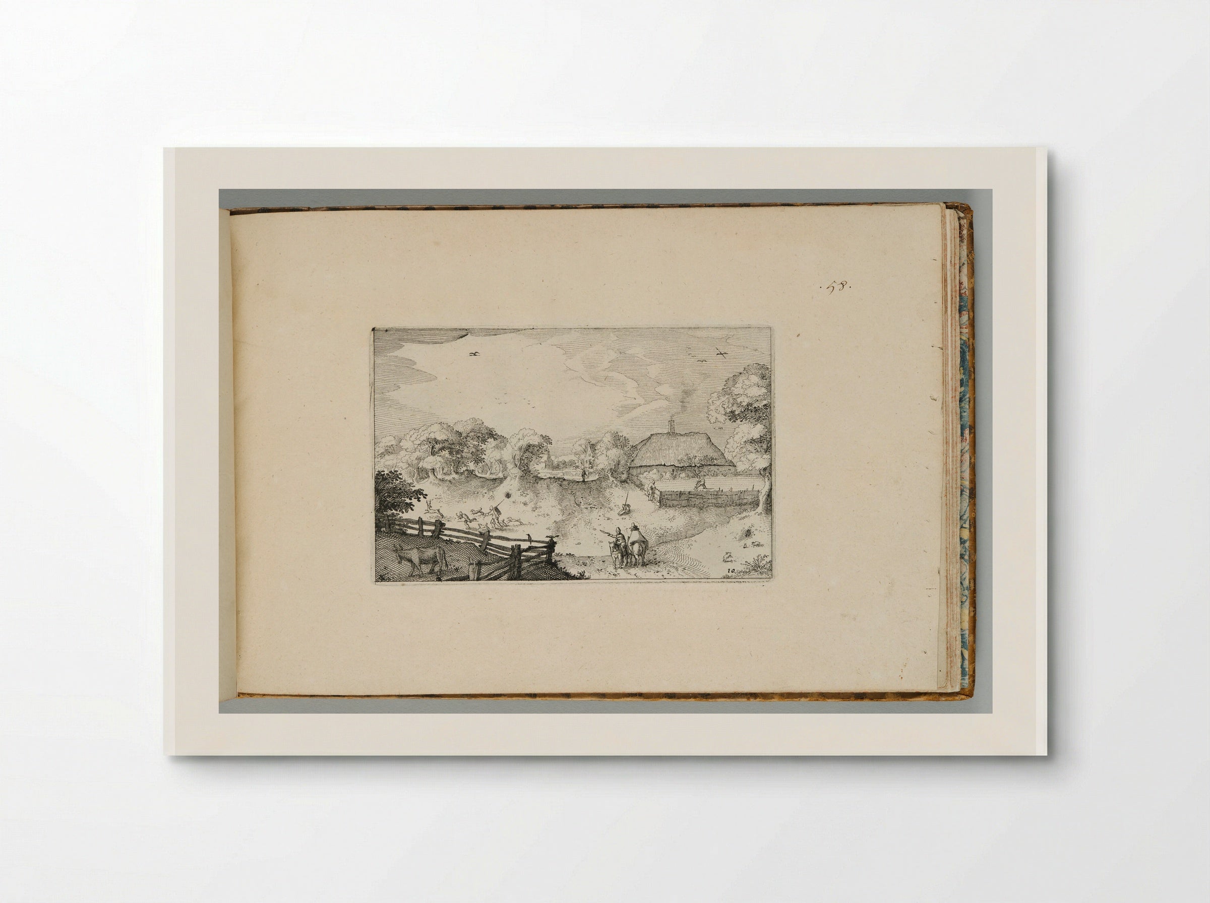 Road Near the Dunes - Claes Jansz. Visscher - Poster