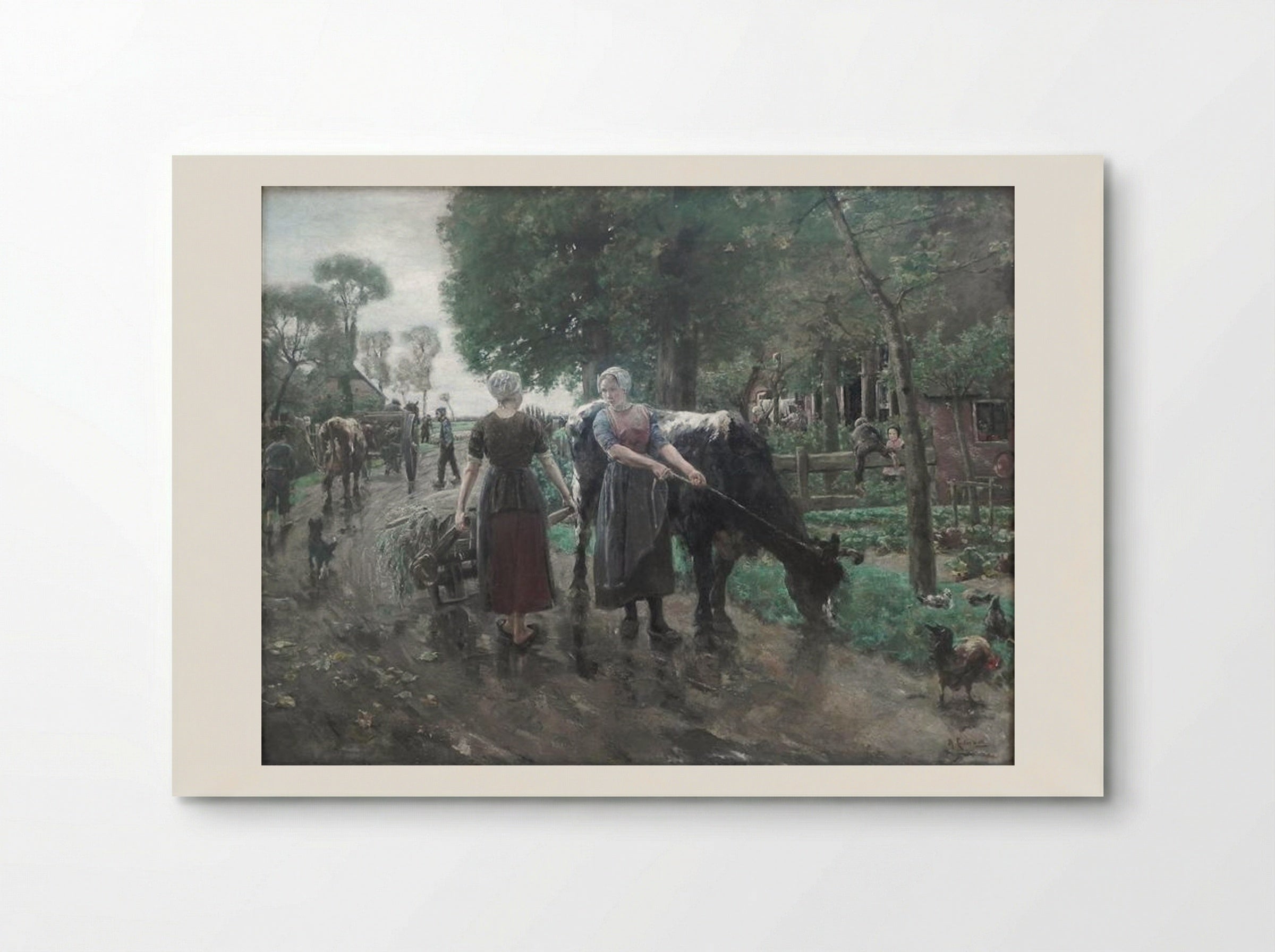 Road in Dutch Village - Max Liebermann - Poster