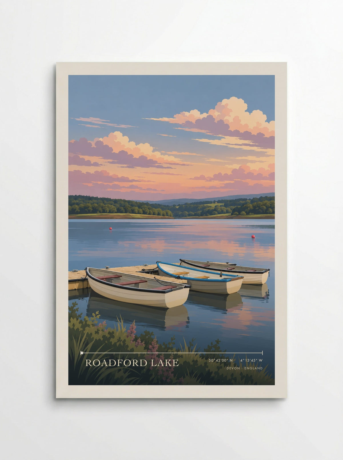 Roadford Lake, Devon | Travel Poster - Poster