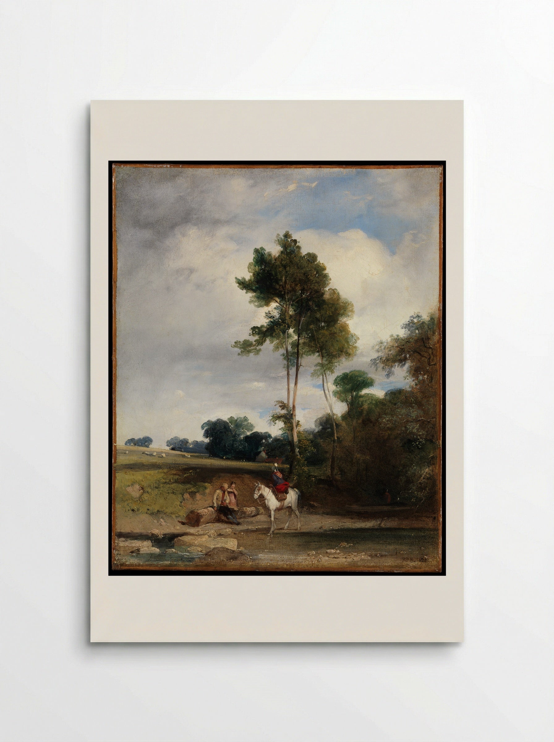 Roadside Halt - Richard Parkes Bonington - Poster