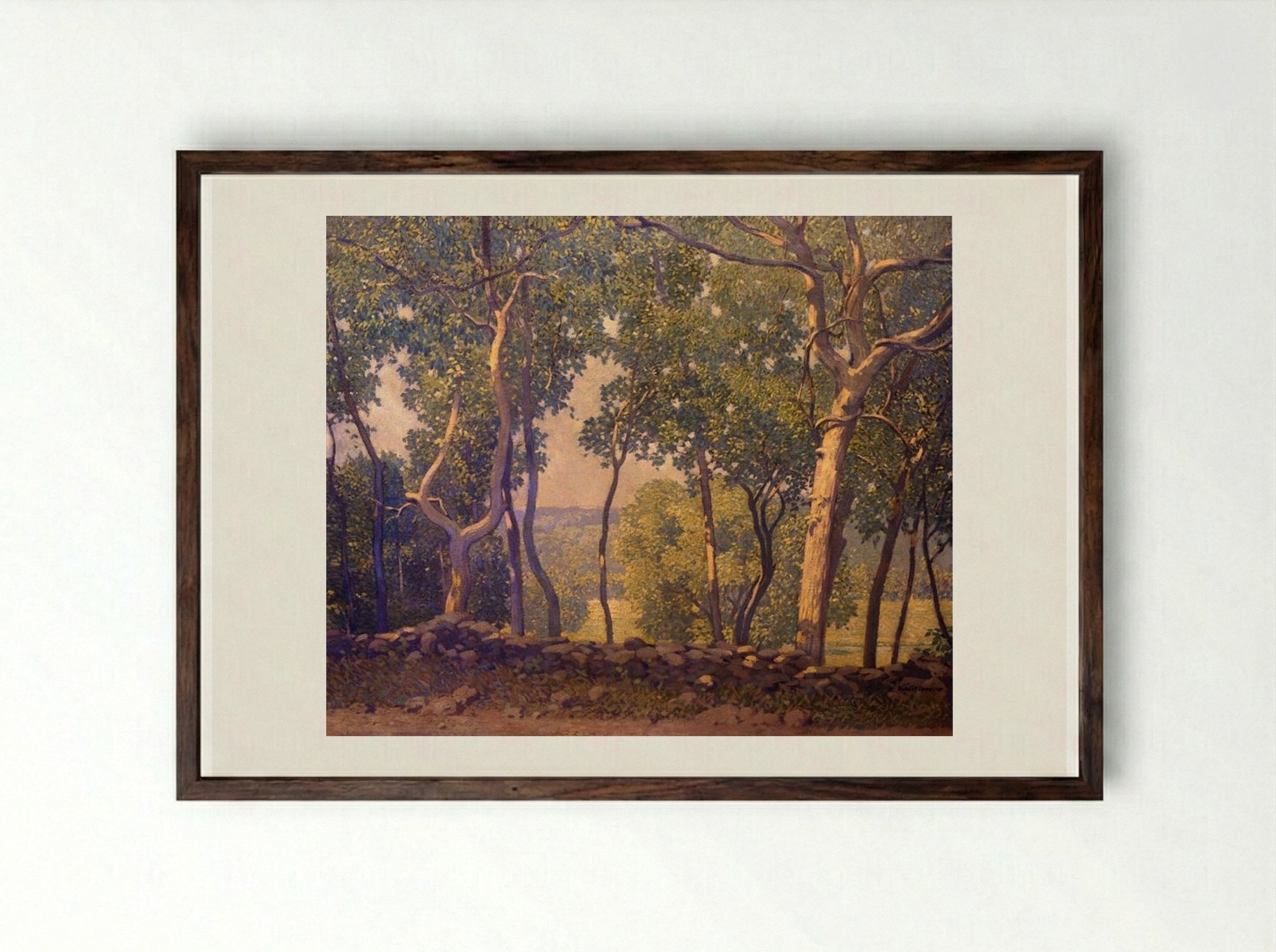 Roadside - Robert Spencer - Framed Print Dark Wood