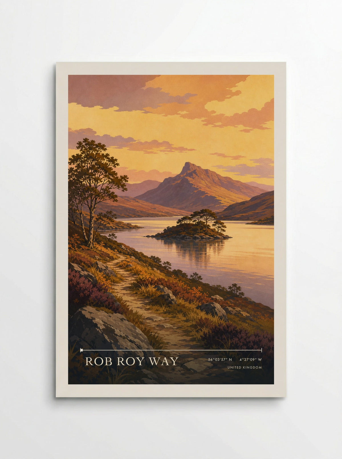 Rob Roy Way | Travel Poster - Poster