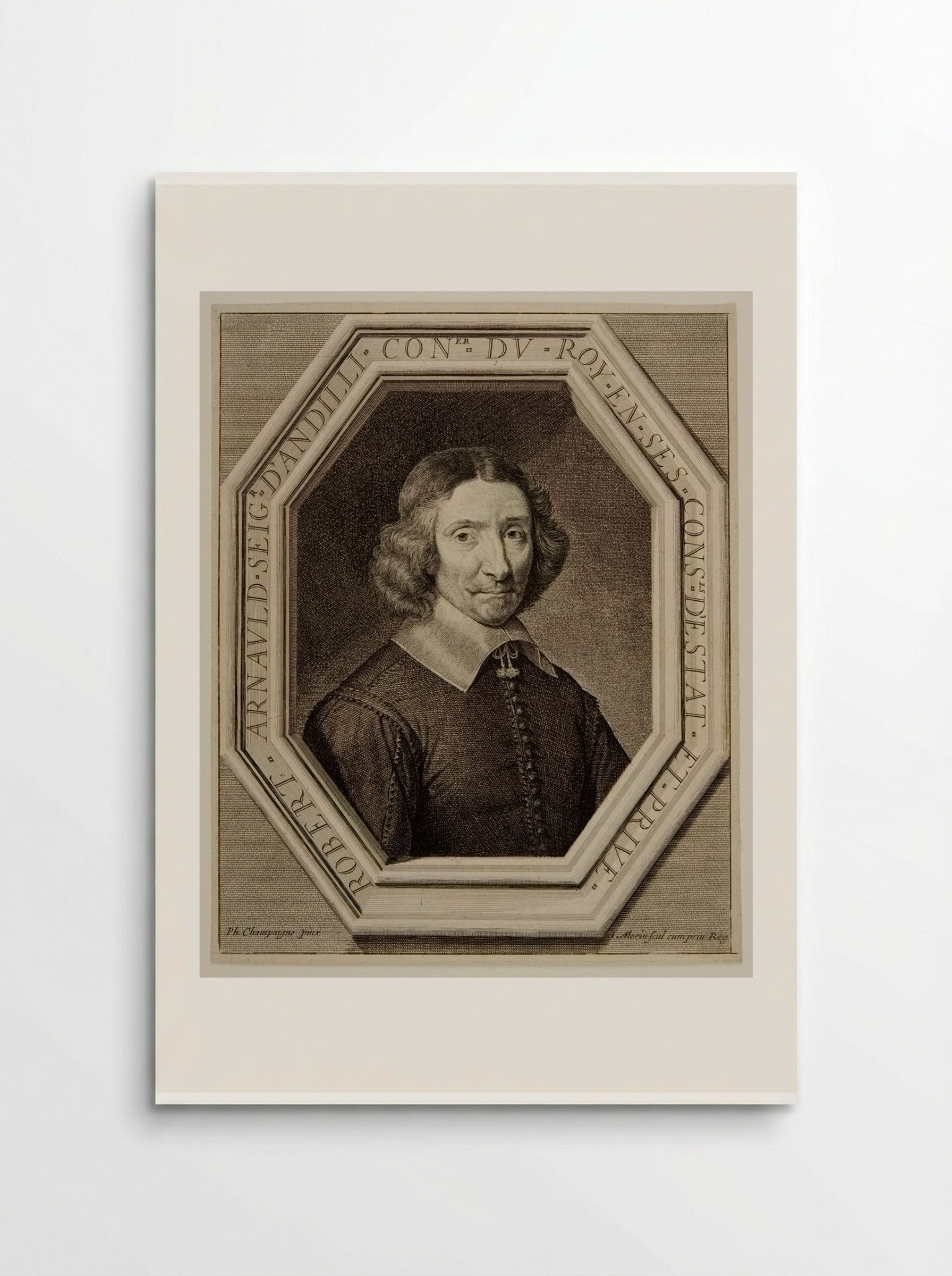 Robert Arnauld d'Andilly - Jean Morin - Poster