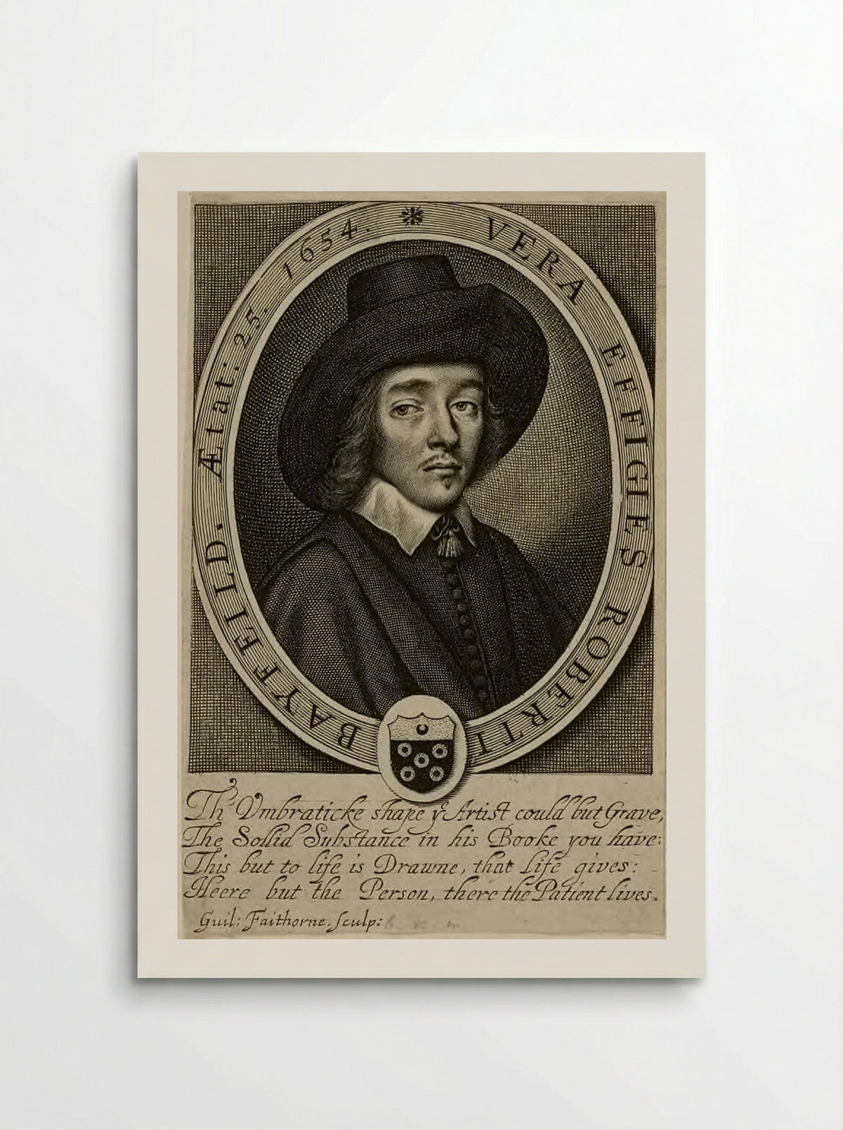 Robert Bayfield - William Faithorne the Elder - Poster