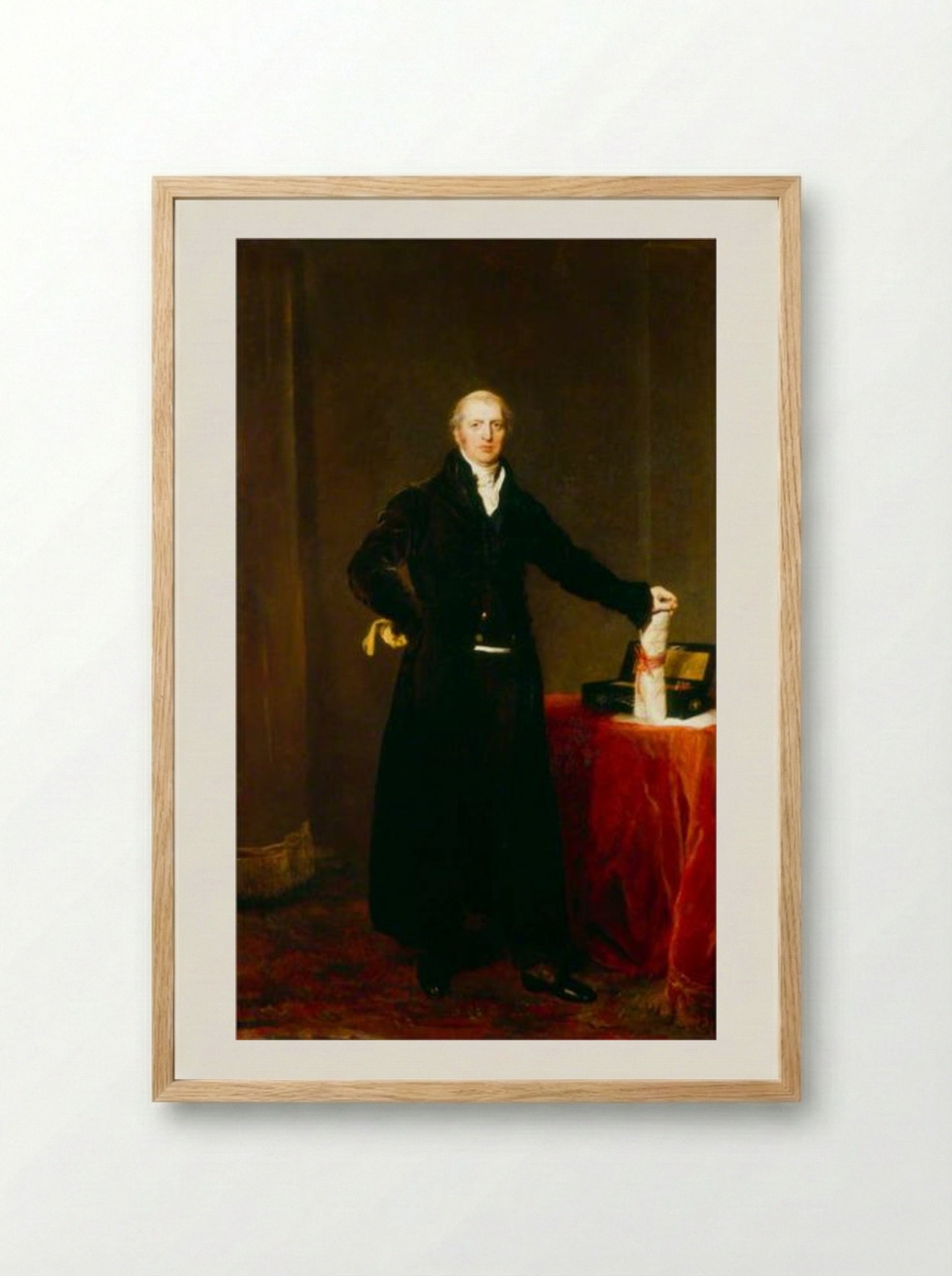 Robert Jenkinson, 2nd Earl of Liverpool - Sir Thomas Lawrence - Framed Print Wood