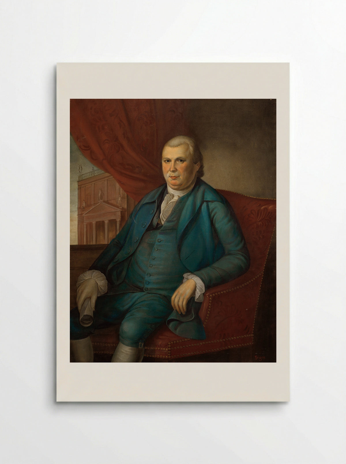 Robert Morris (After Charles Willson Peale) - Carl Peter Teigen - Poster