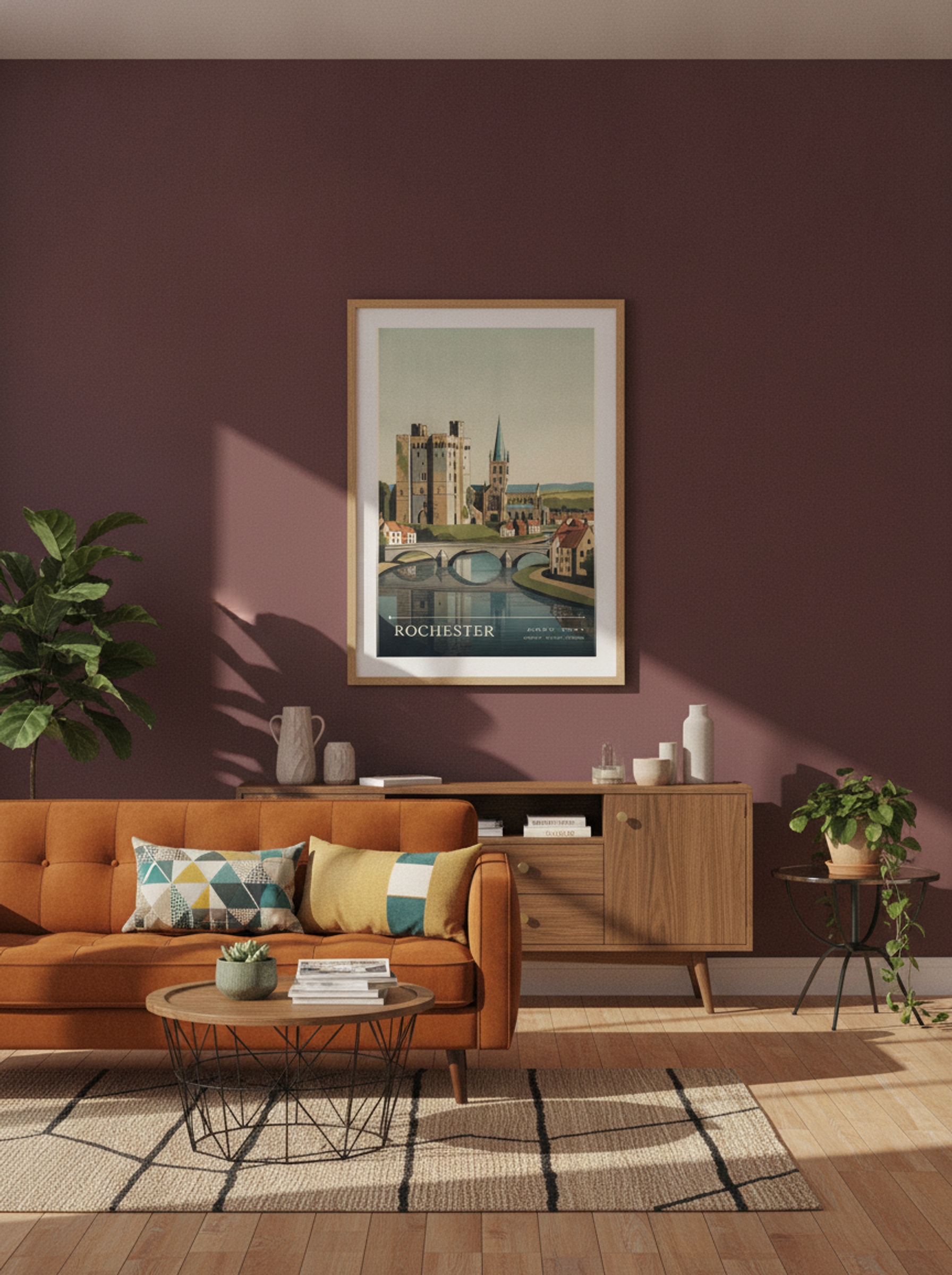 Rochester Medway United Kingdom Travel Poster - Lifestyle