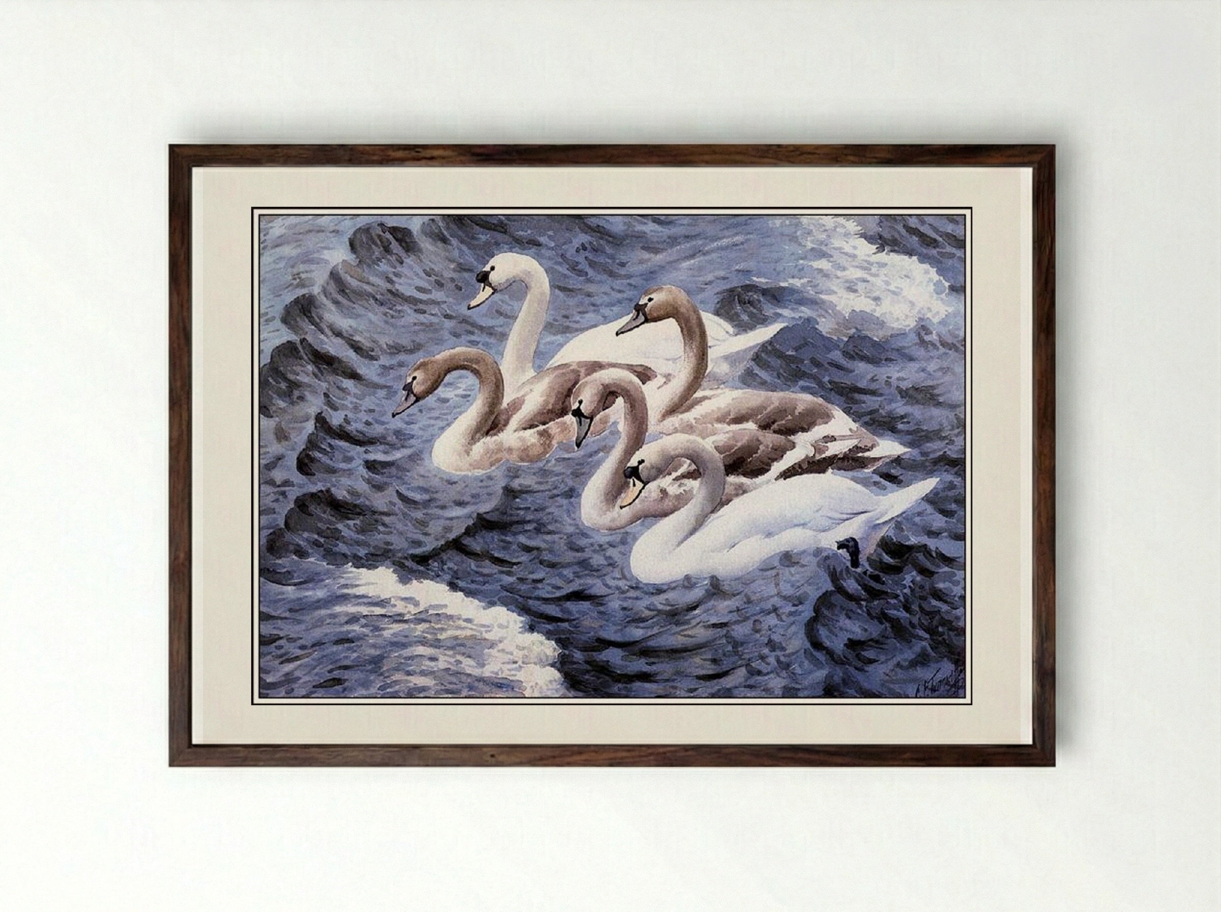 Rock And Roll - Charles Tunnicliffe - Framed Print Dark Wood