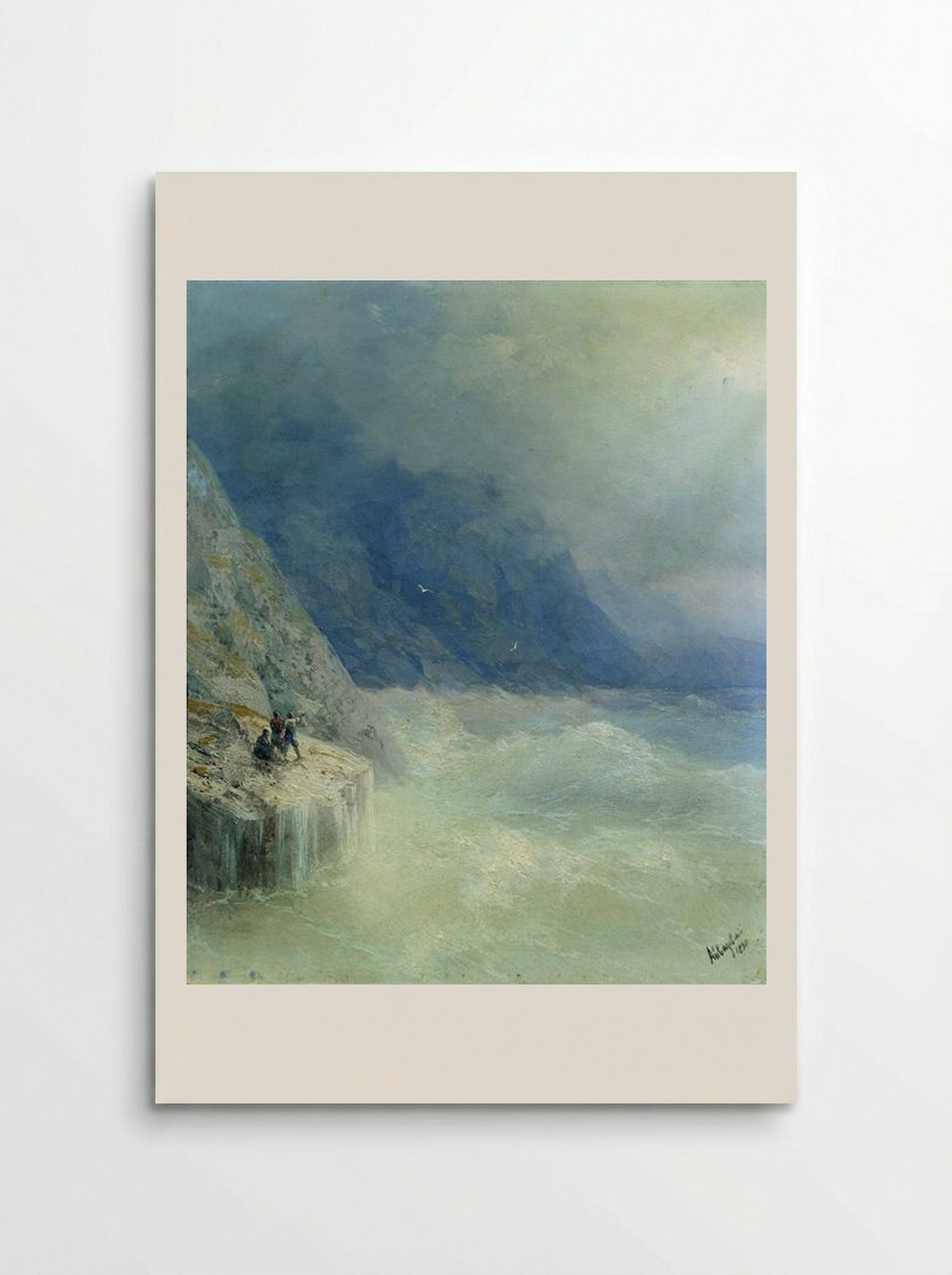 Rocks in the Mist - Ivan Aivazovsky - Poster