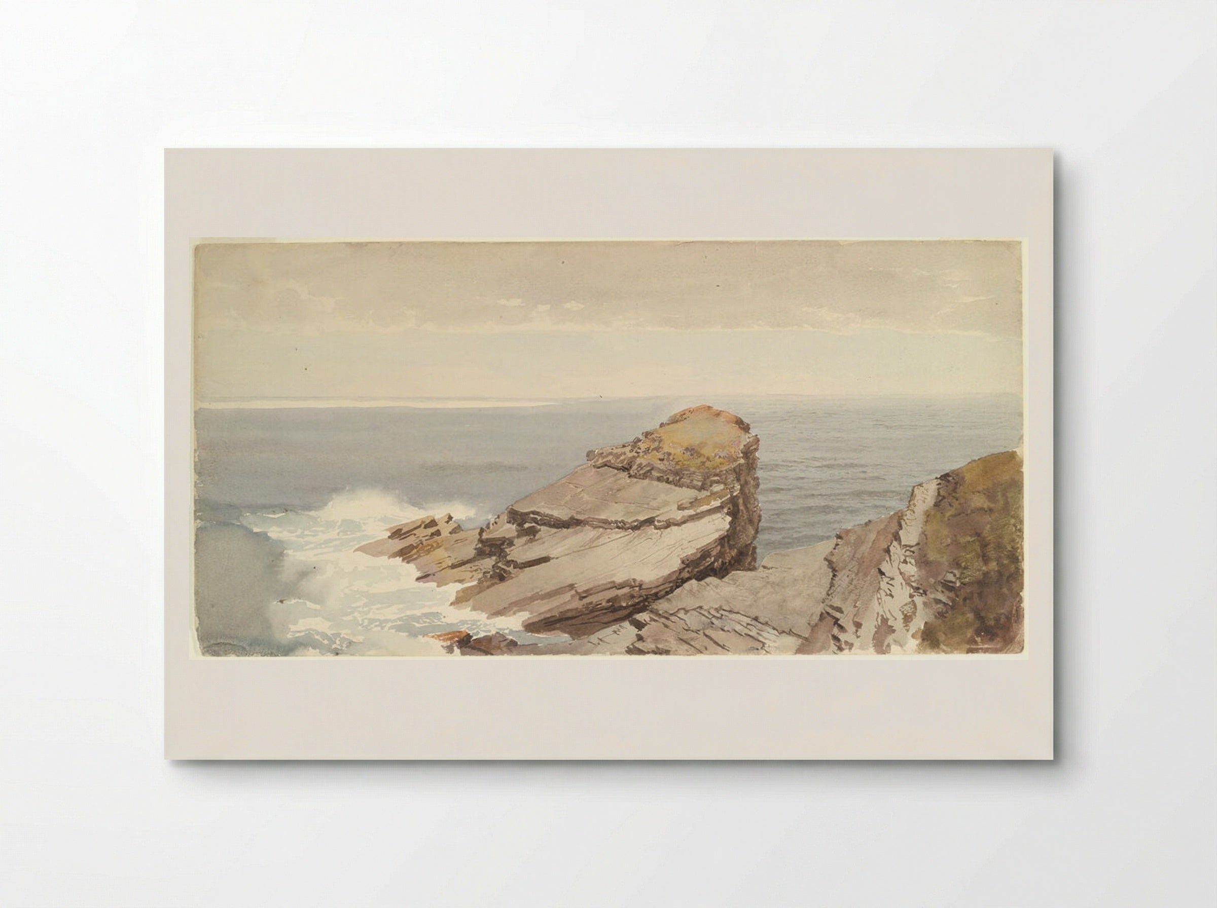 Rocks on the Shore - William Trost Richards - Poster