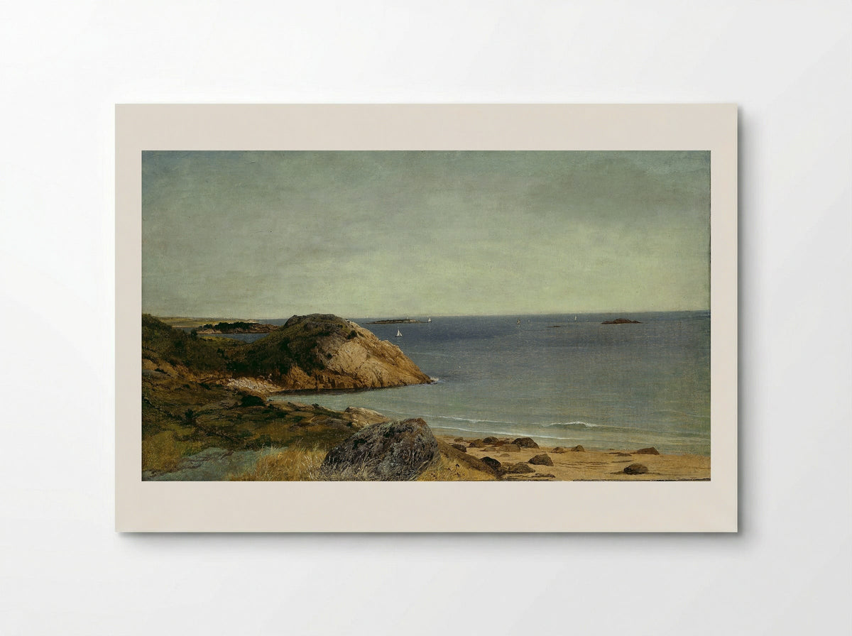 Rocky Coast - John Frederick Kensett - Poster