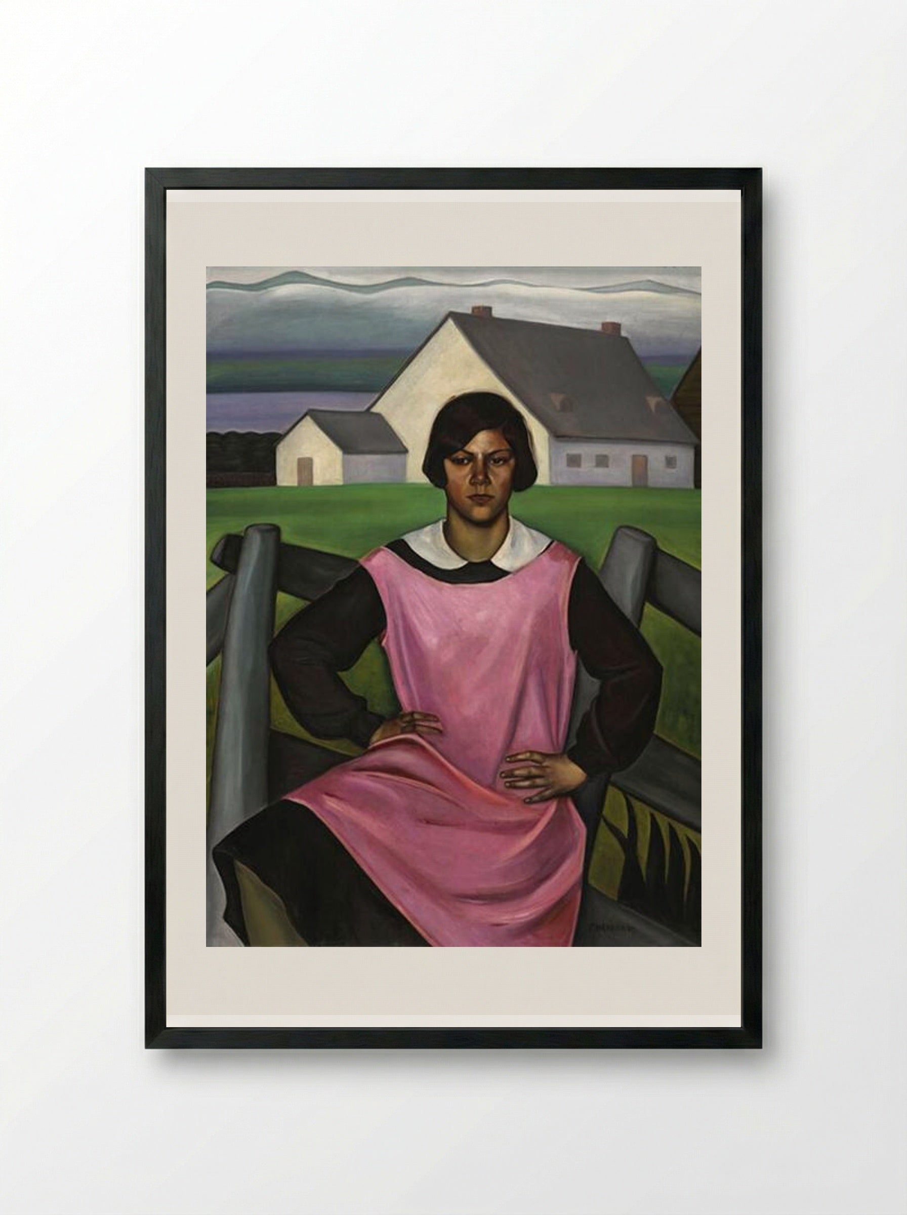Rollande - Prudence Heward - Framed Print Black