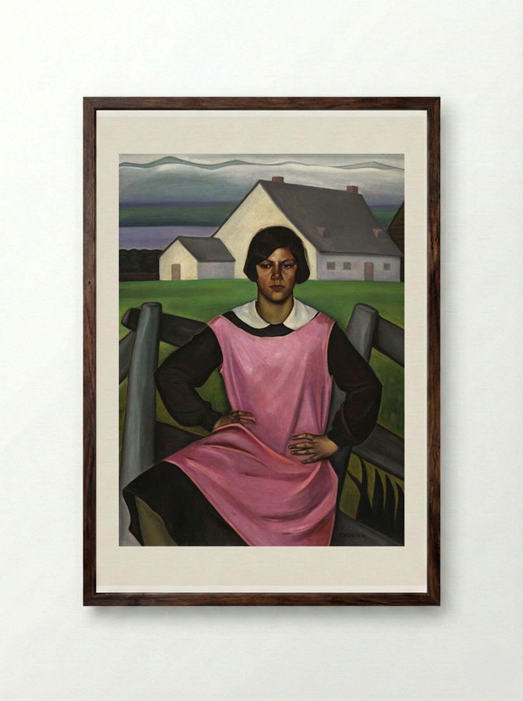Rollande - Prudence Heward - Framed Print Dark Wood