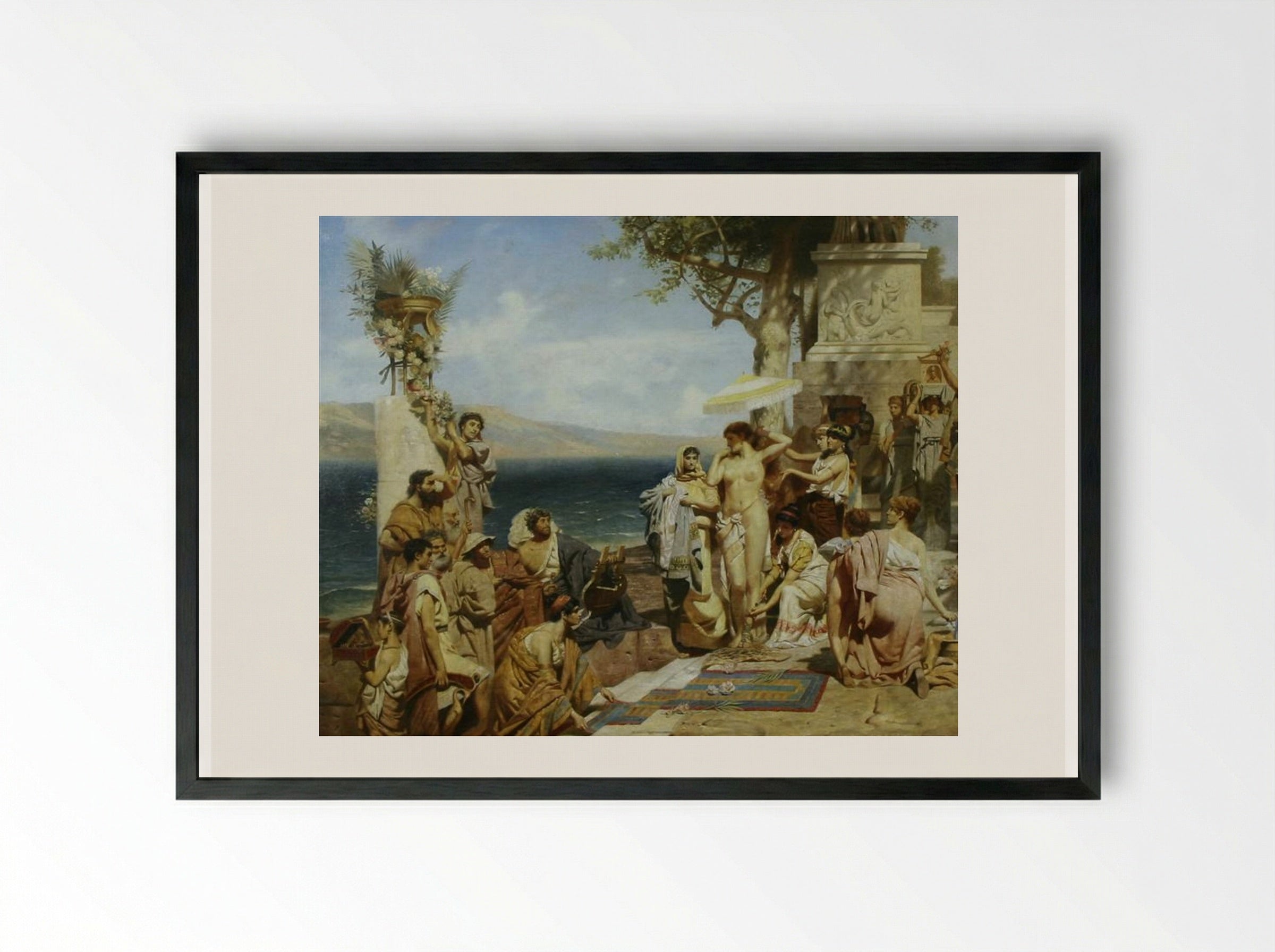 Roma - Henryk Siemiradzki - Framed Print Black