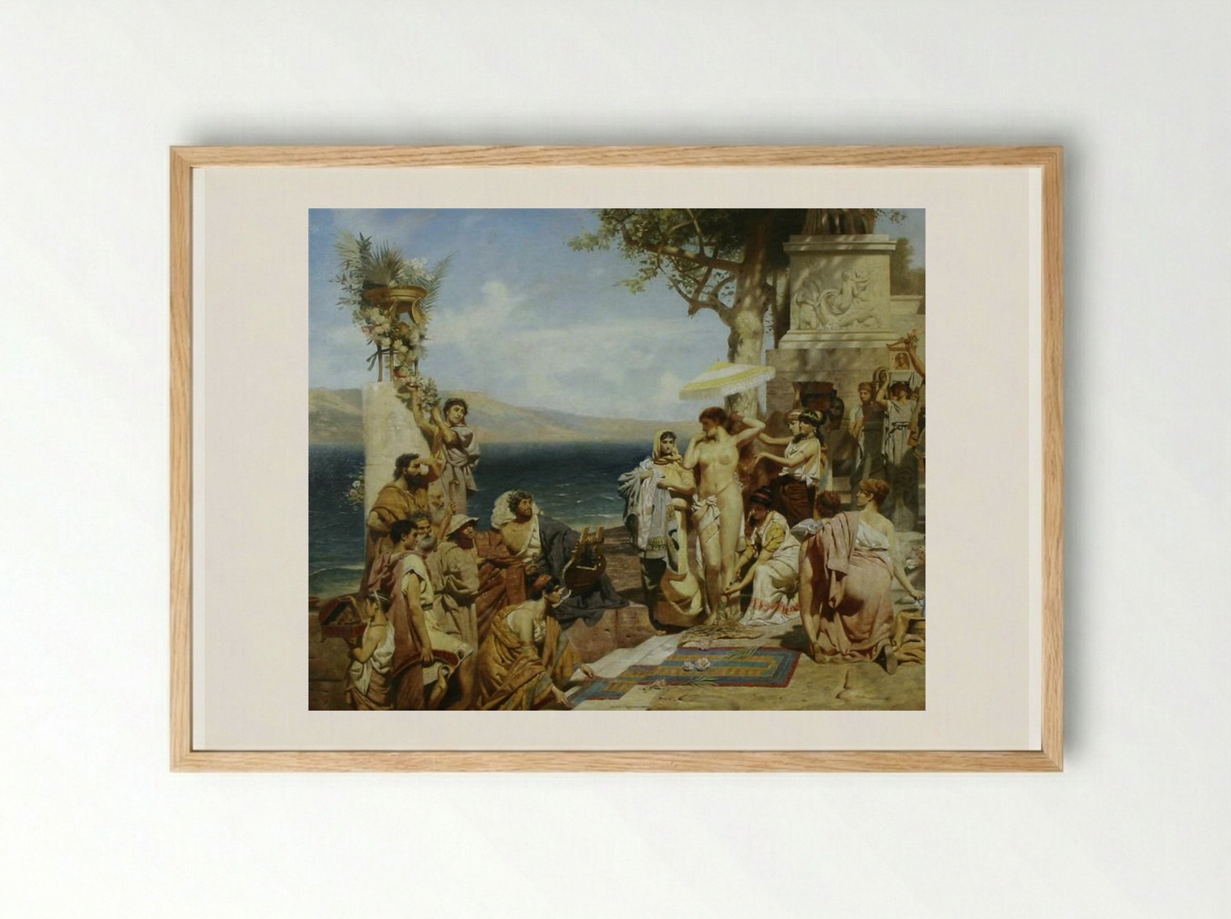 Roma - Henryk Siemiradzki - Framed Print Wood