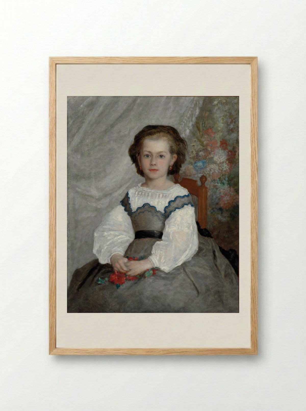 Romaine Lacaux - Pierre-Auguste Renoir - Framed Print Wood