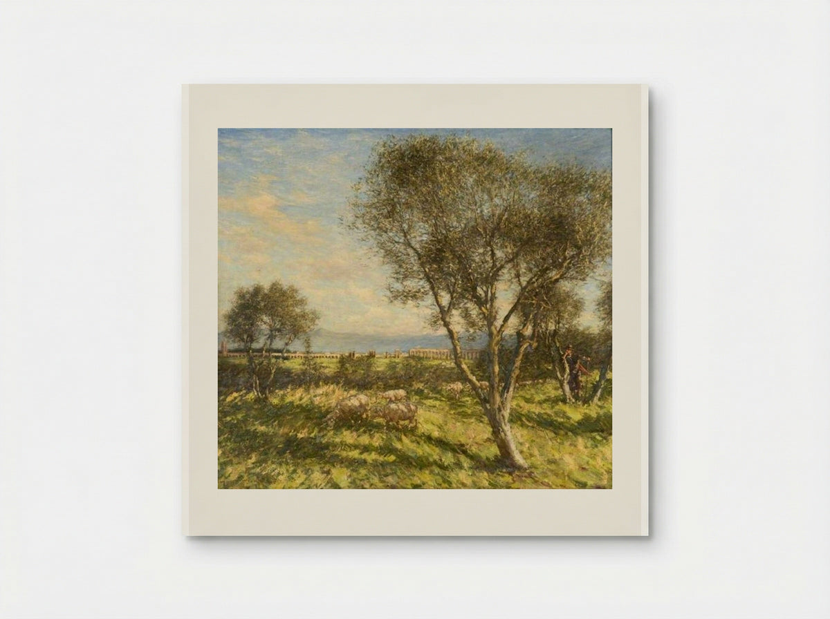 Roman Campagna - Henry Herbert La Thangue - Poster