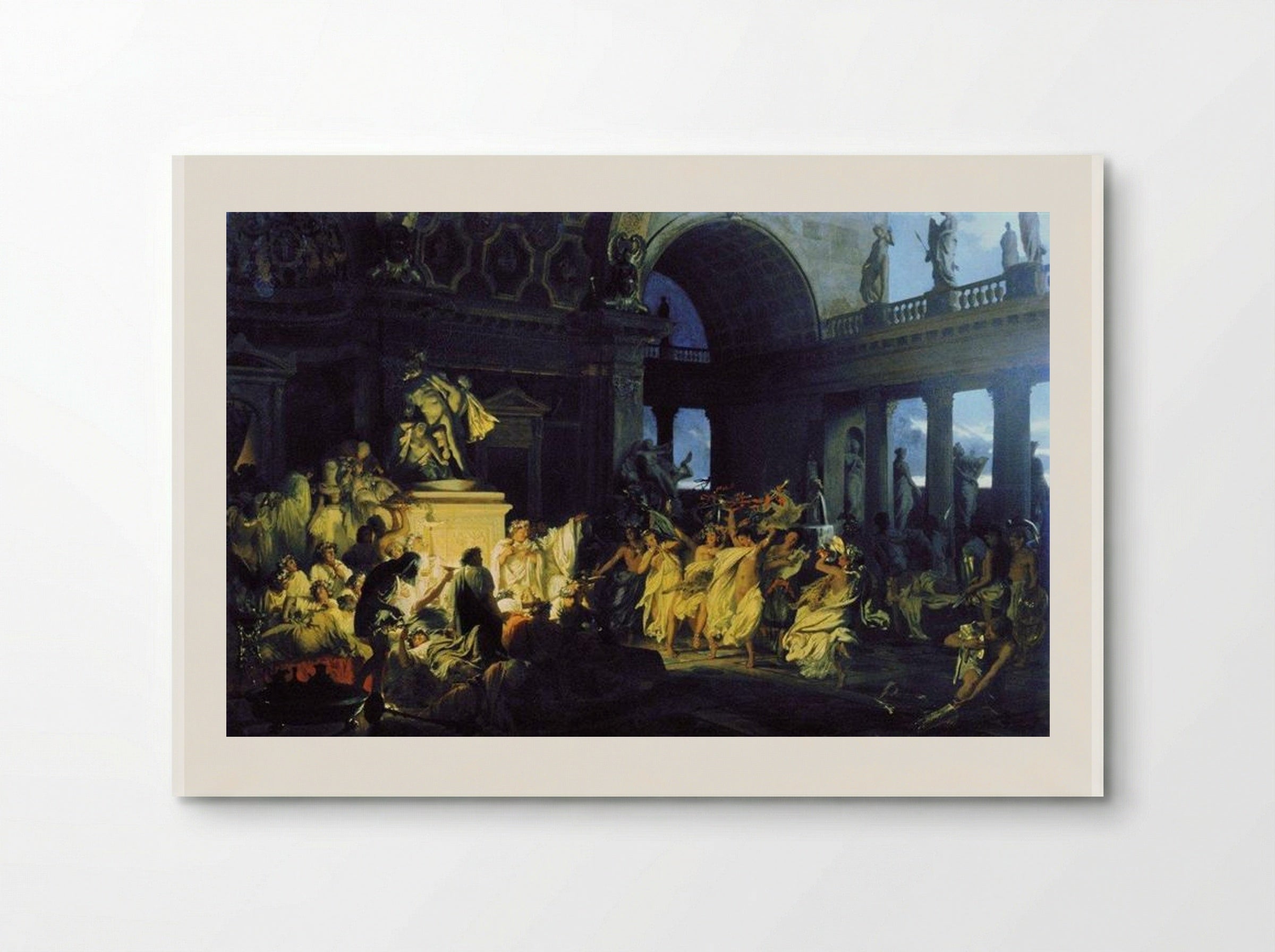 Roman Orgy in the Time of Caesars - Henryk Siemiradzki - Poster