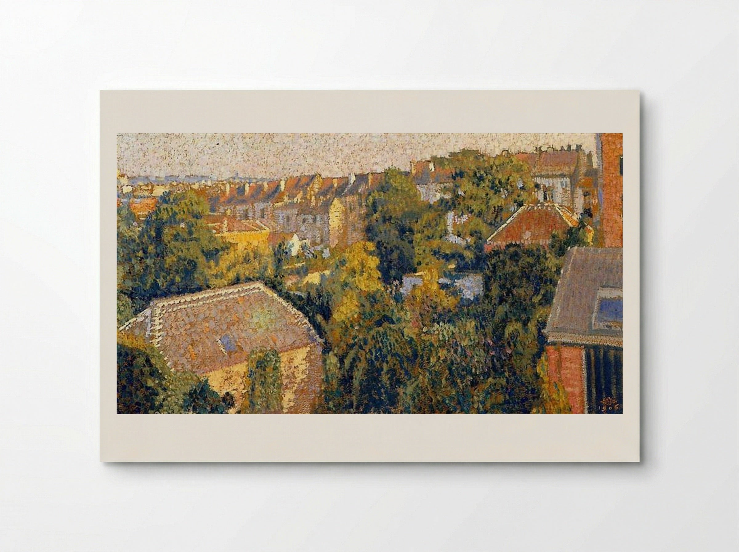 Rooftops - Georges Lemmen - Poster