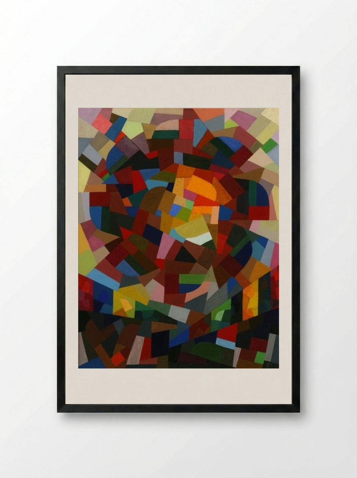 Rosace II - Otto Freundlich - Framed Print Black